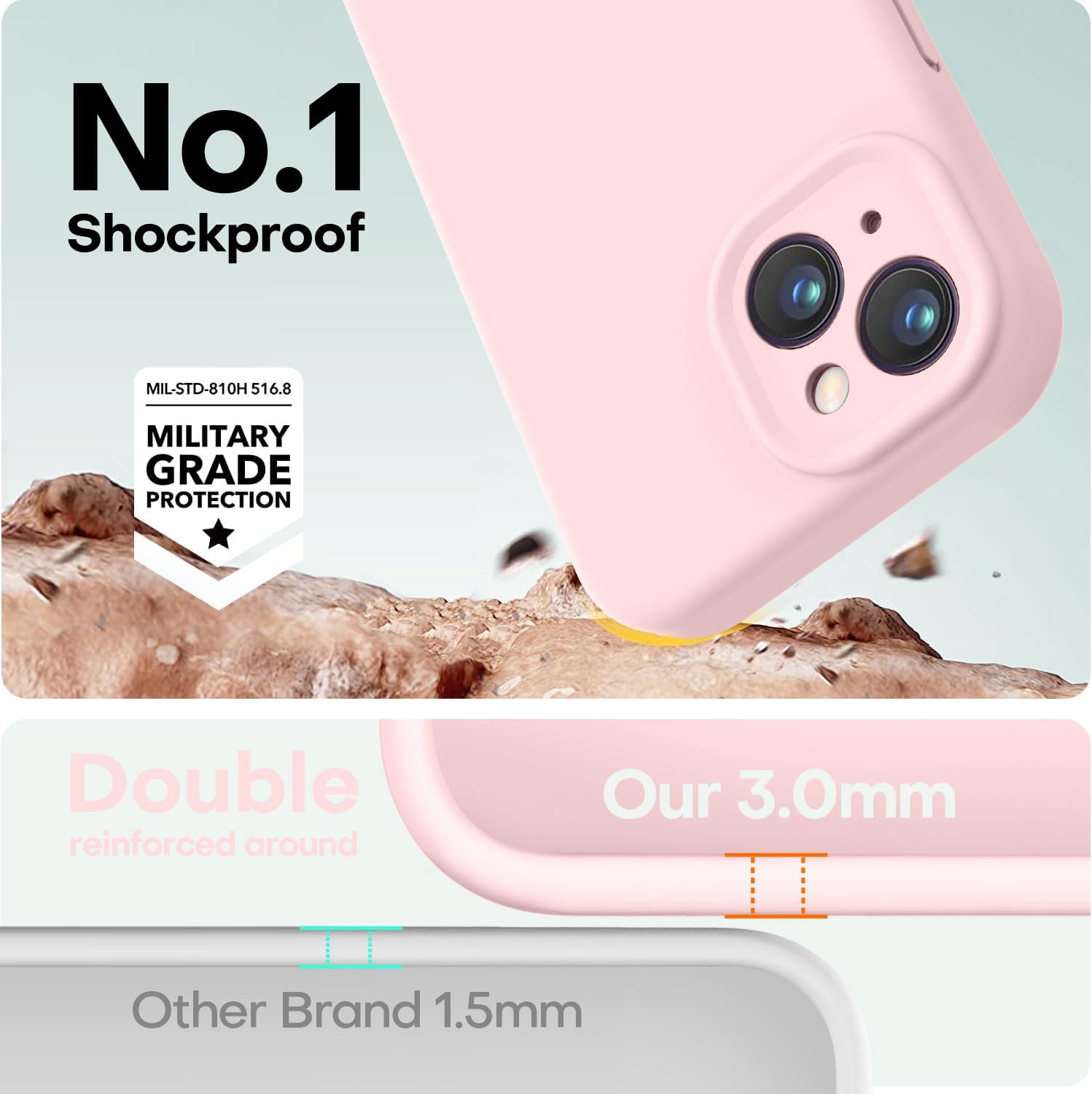 Detalle 2 de LOVE 3000 iPhone 14 Case 6.1"