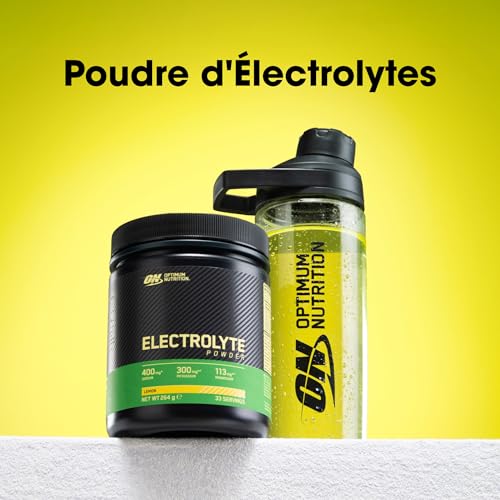 Detalle de Optimum Nutrition Poudre Électrolytes citron à diluer – 264 g, 33 portions