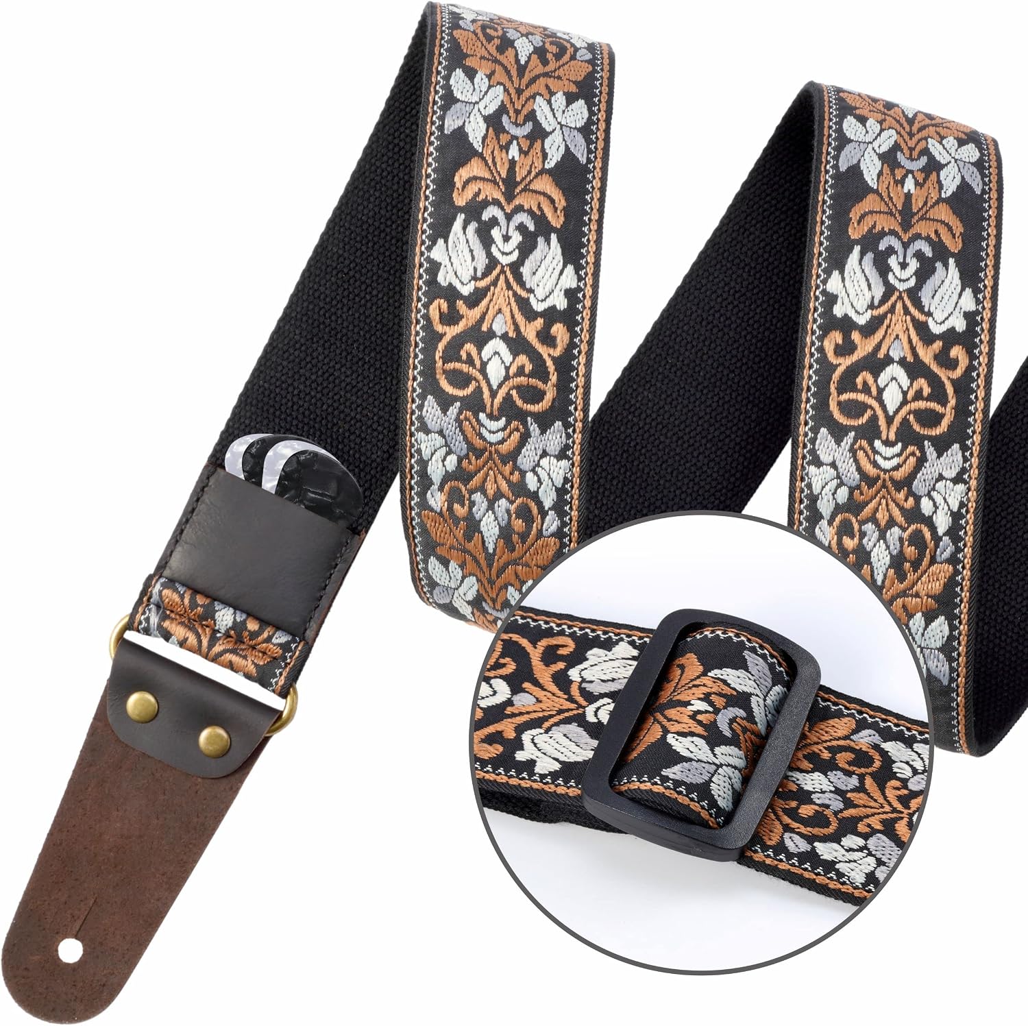 Thumbnail 5 de Nefelibata Gitarrengurt 2 Zoll mit Tasche