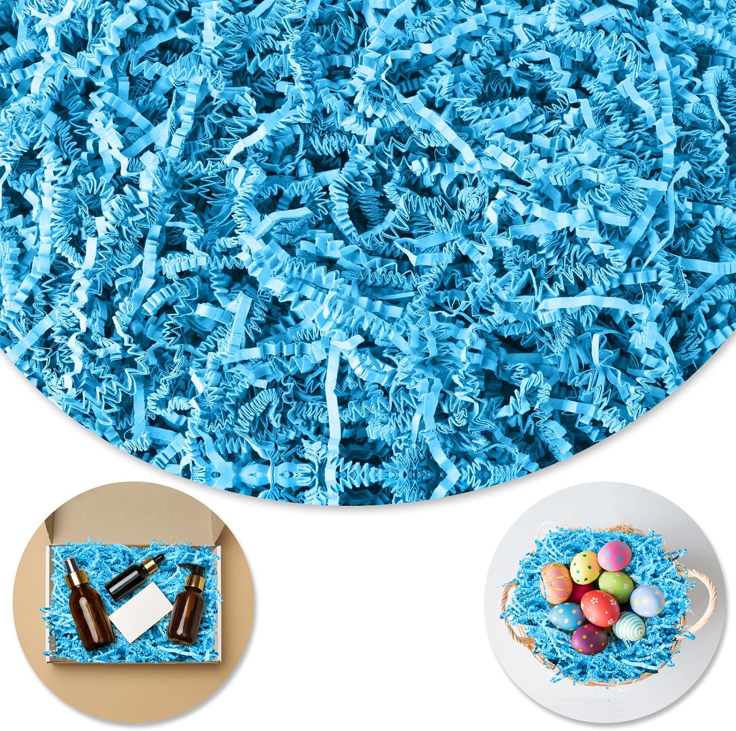 Thumbnail 6 de Darfukei Crinkle Paper Filler — 8 oz White Crinkle Cut Shred for Gift Packaging