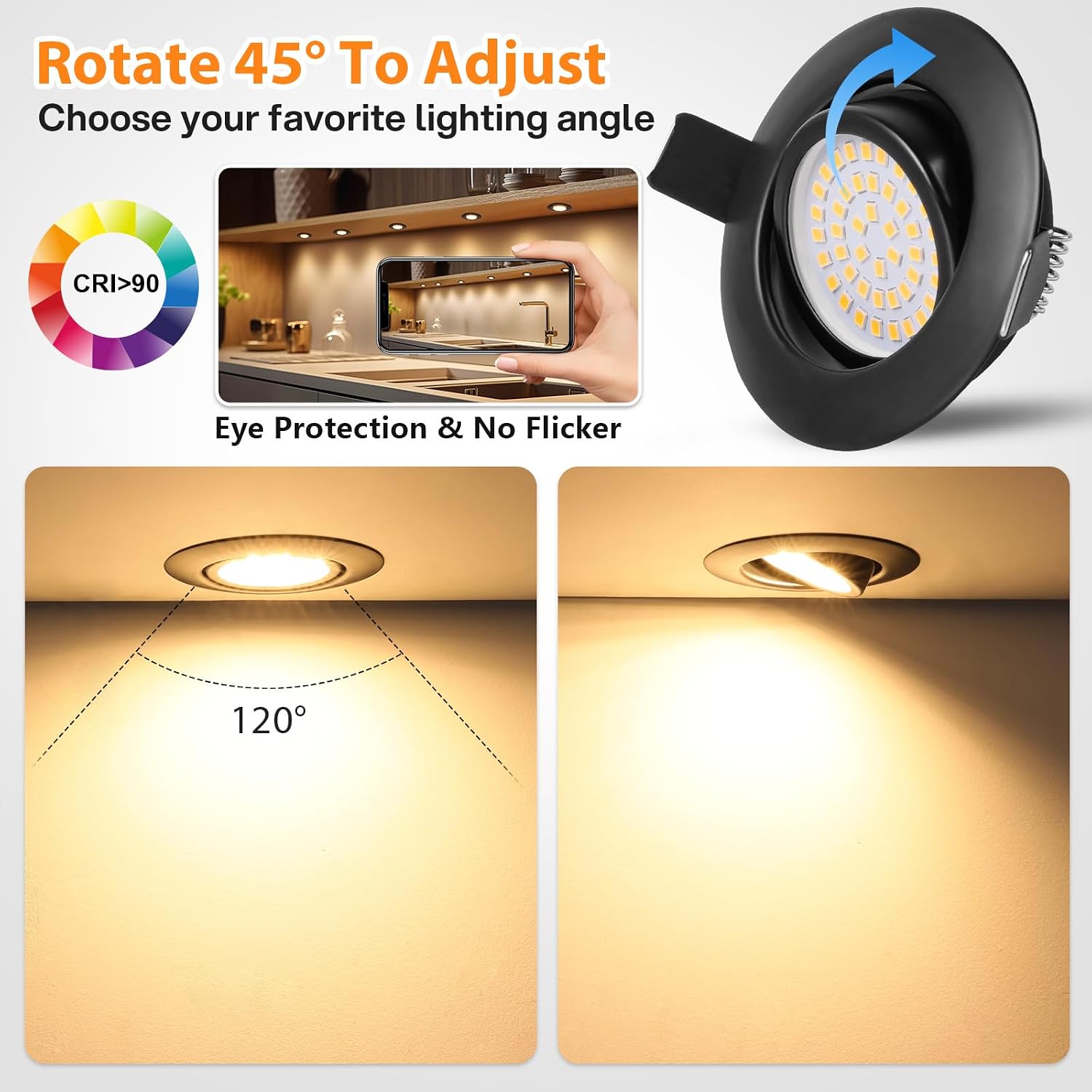 Thumbnail 4 de GeyouLux LED Einbaustrahler 6 W Set