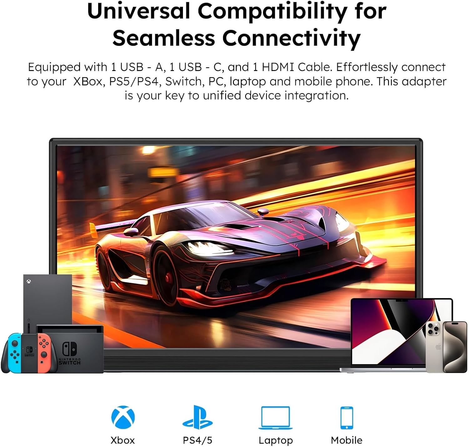 Detalle 2 de Dopesplay Portable Monitor 15.6 inch FHD