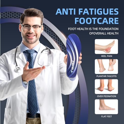 Detalle 2 de VALSOLE Plantar Fasciitis Arch Support Insoles Size 13 🦶