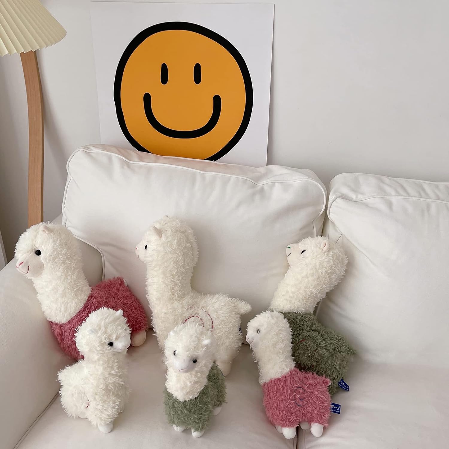 Thumbnail 6 de Celawork Alpaka Kuscheltier – Stand-Alpaka, 25 cm, Weiß