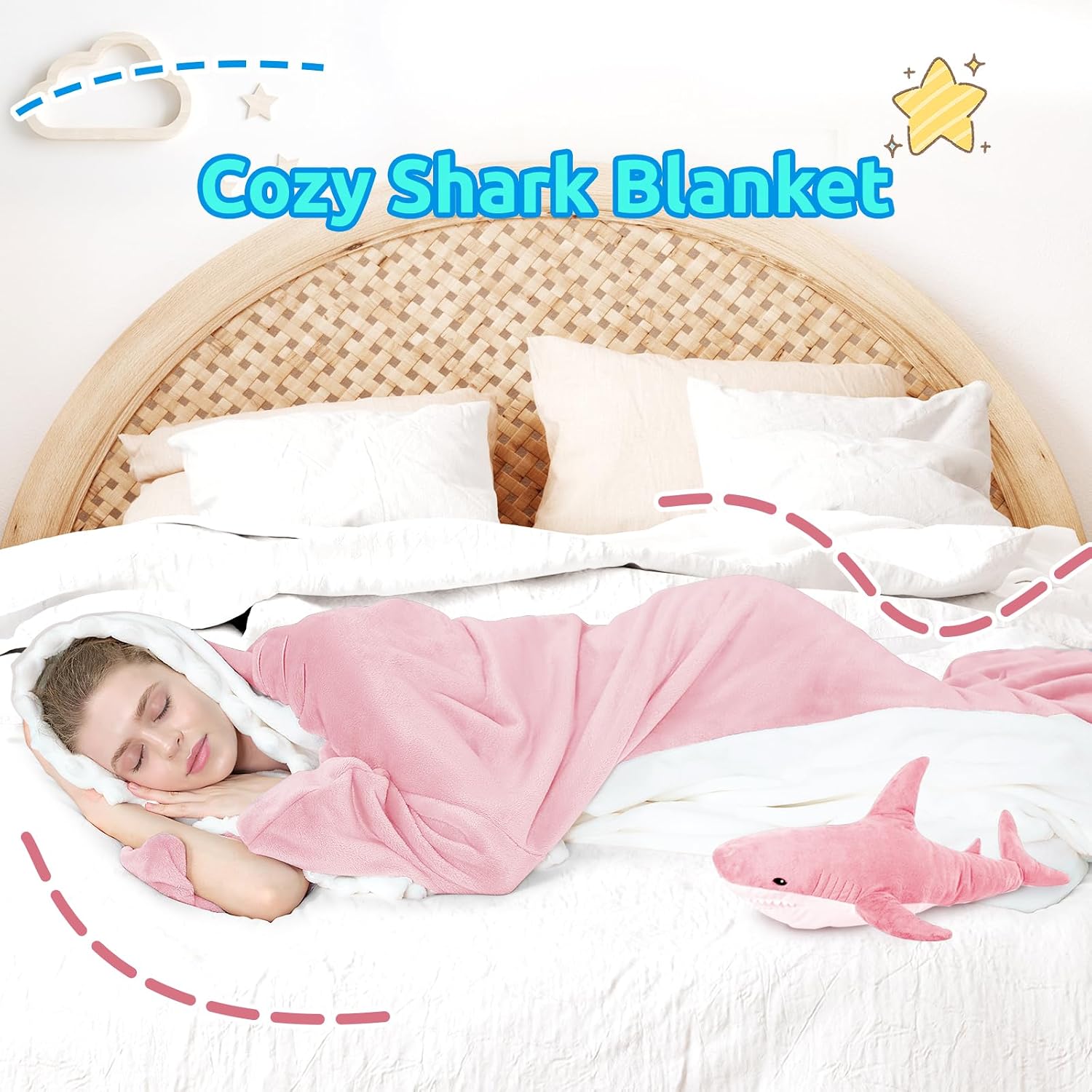 Detalle 1 de Touchat Shark Blanket Onesie, XL