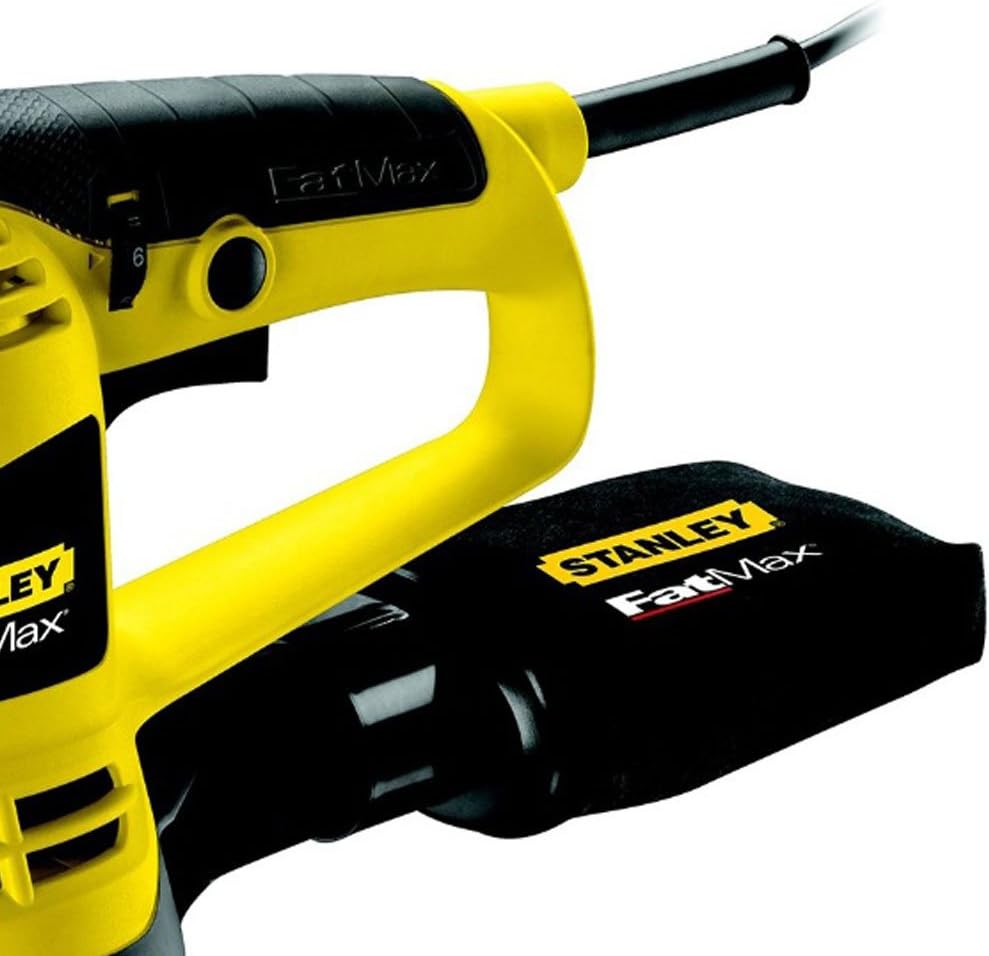 Detalle 2 de STANLEY FATMAX FME440K-QS Levigatrice Rototbitale 480 W, 230 V: potenza, controllo e praticità in cantiere