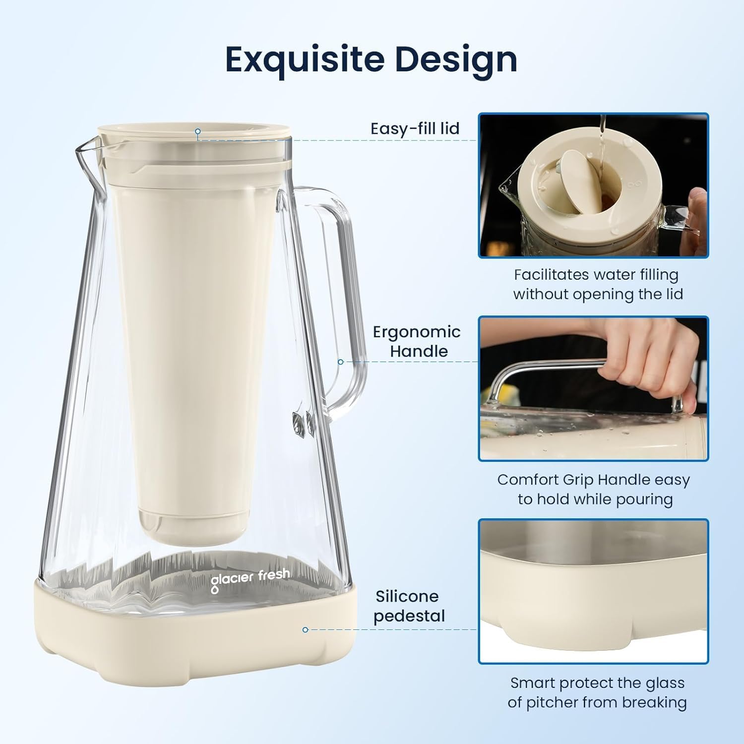 Thumbnail 3 de GLACIER FRESH 10 Cup Purela Pitcher