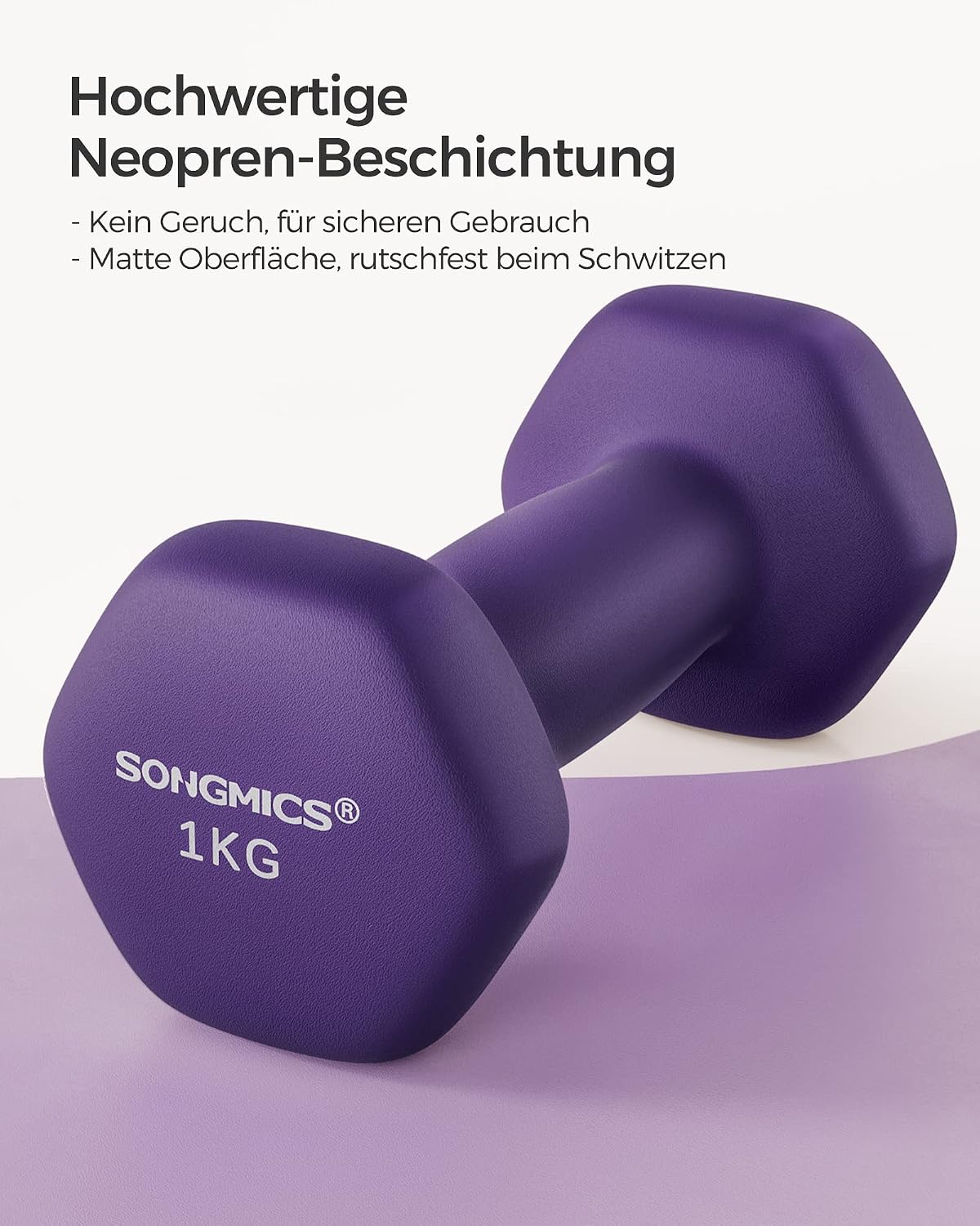 Detalle de SONGMICS Hexagon Hanteln 2 Stück