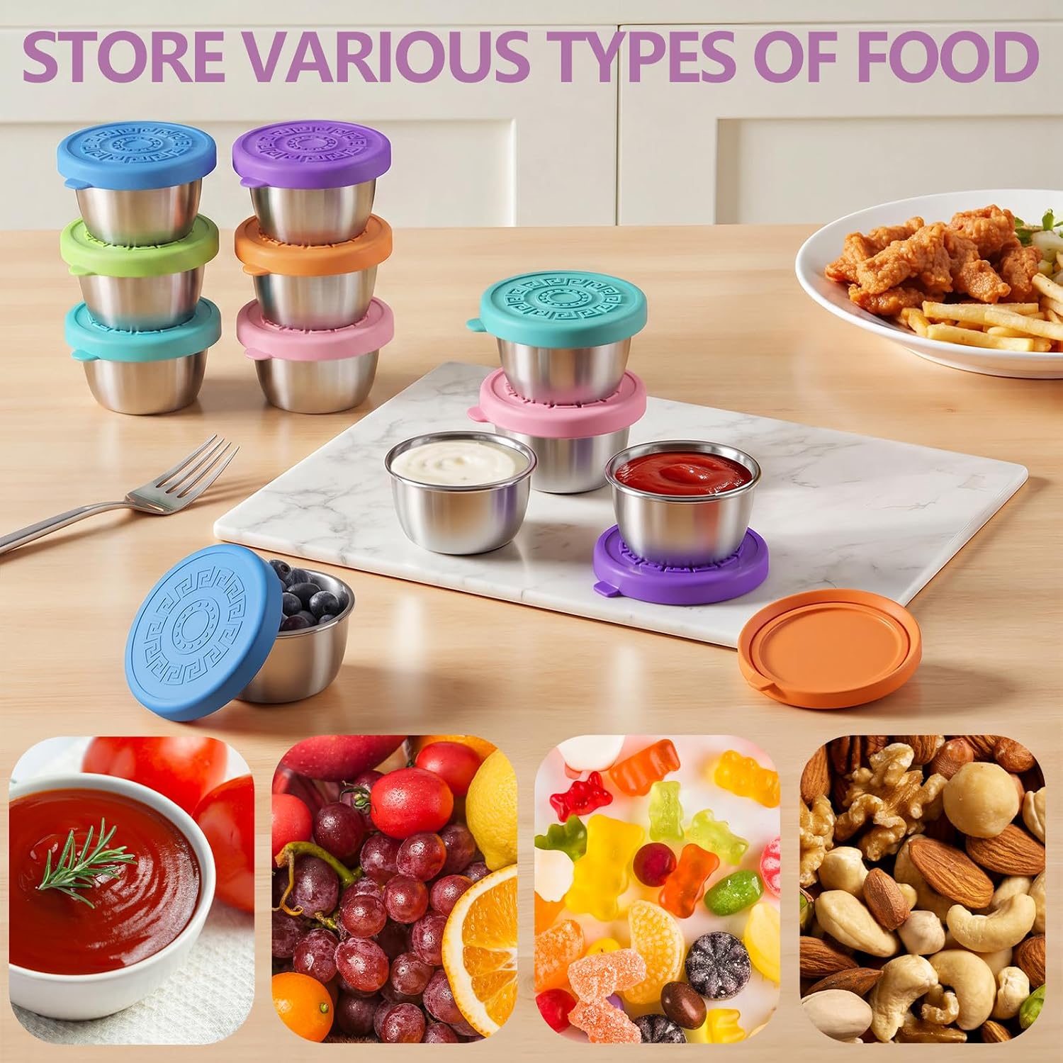 Detalle 2 de PUPILLEMON Sauce Containers 1.6 oz