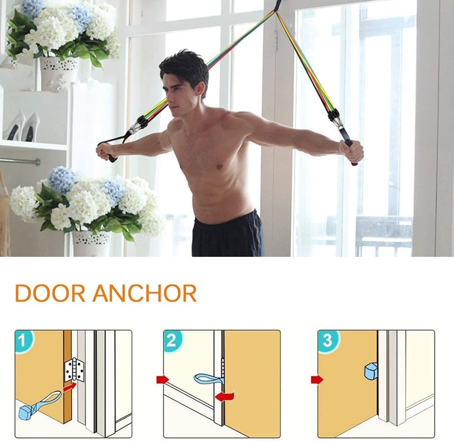 Thumbnail 3 de Resistance Bands Set 5pcs for Strength Training 🏋