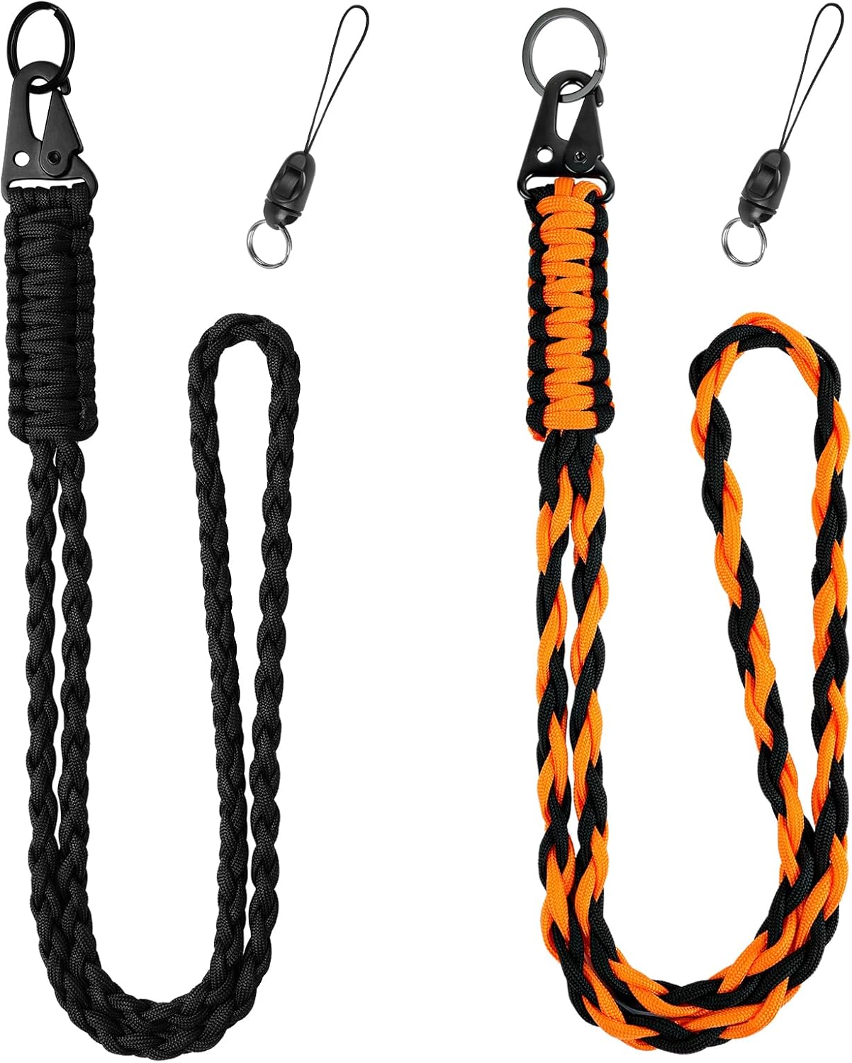 Vicloon Paracord Lanyard 2pcs Key Ring