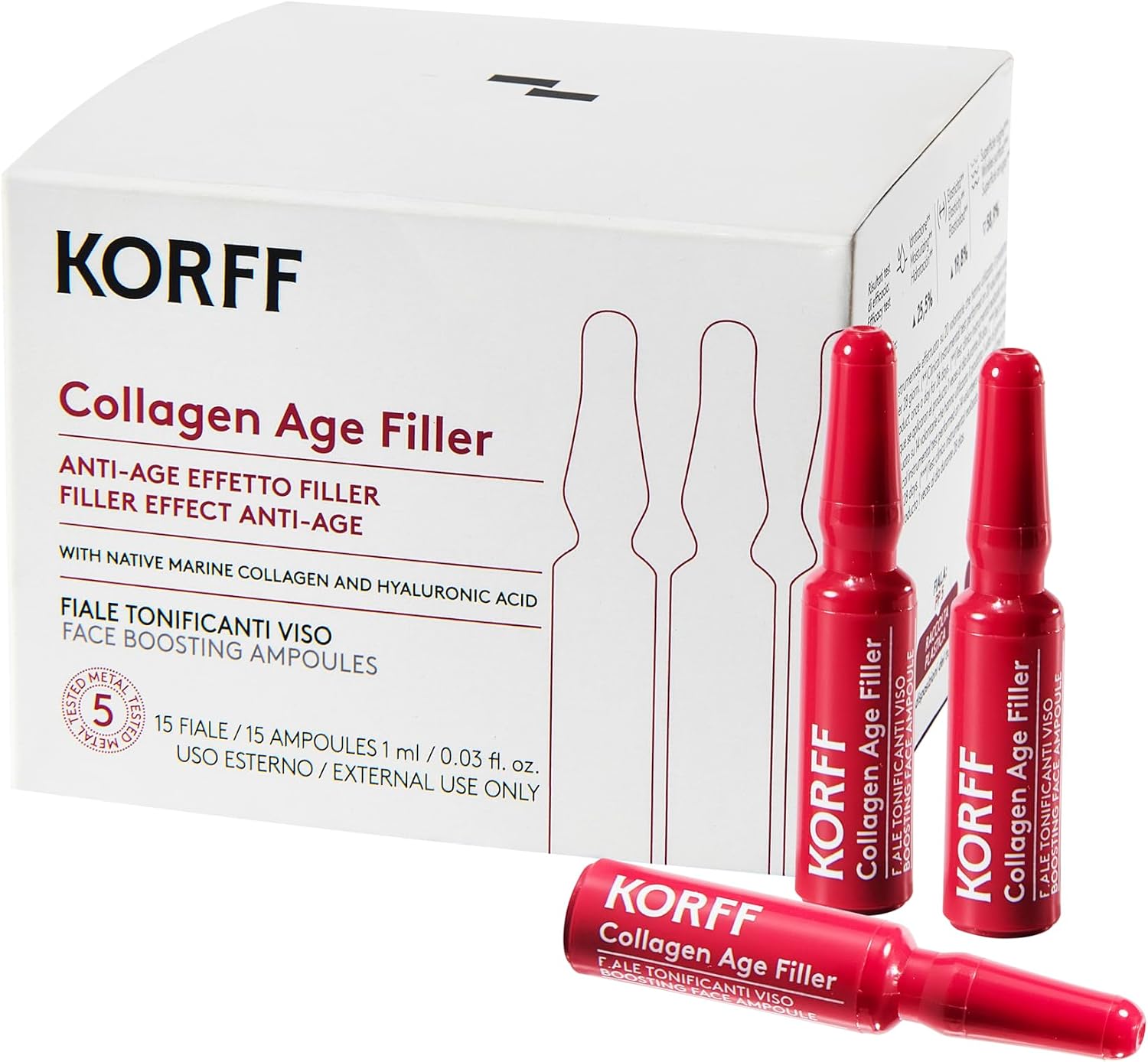 Detalle de Korff Collagen Age Filler 15 fiale 💧
