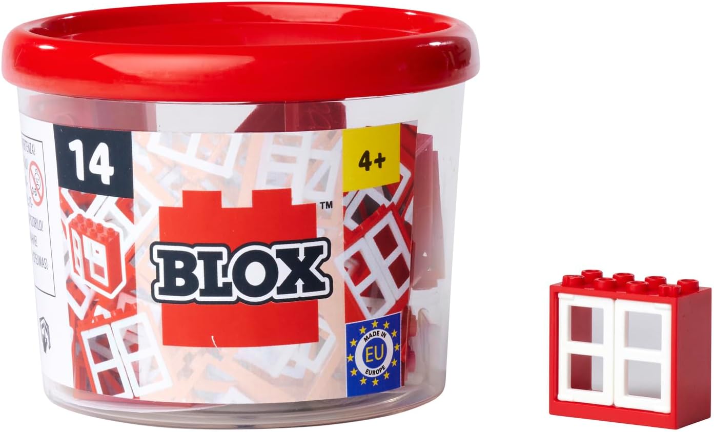 Detalle 2 de Simba Blox Building Accessories 14 Windows 28 Frames Set, byggtillbehör