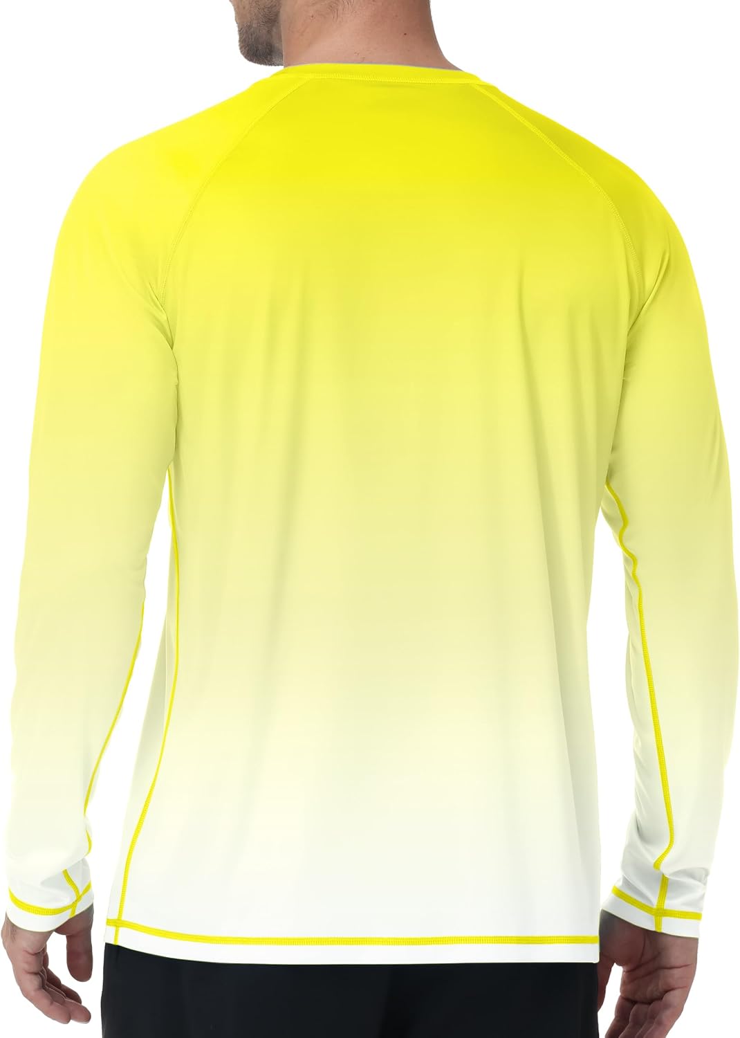 Detalle 2 de WISMBOX Men's Long Sleeve UV Swim Top with UPF 50+ Sun Protection