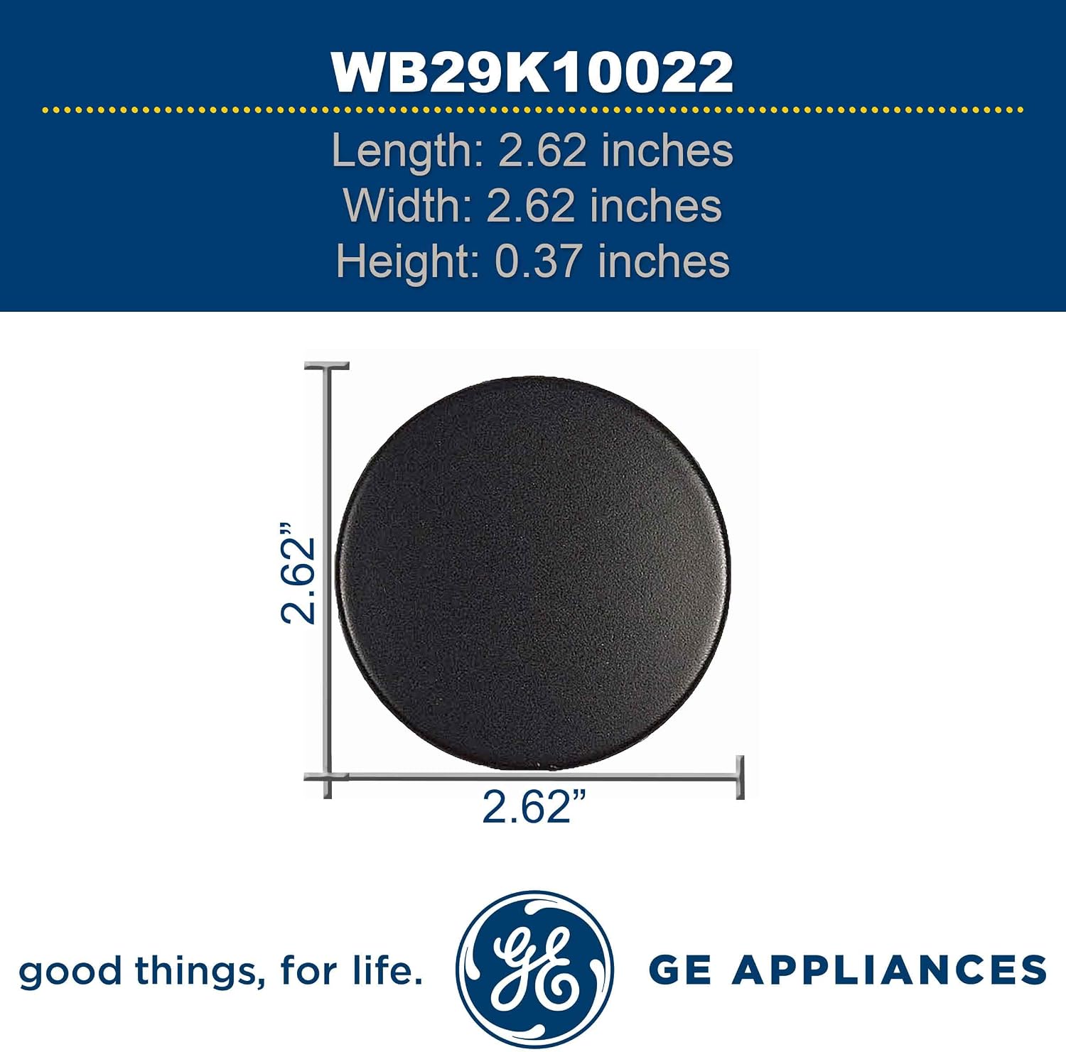 Thumbnail 4 de General Electric Surface Burner Cap WB29K10022