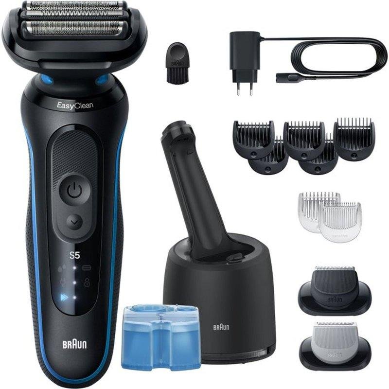 Detalle 2 de Braun Series 5 52‑B7650cc: Afeitadora facial inalámbrica para un afeitado cómodo, seco o mojado