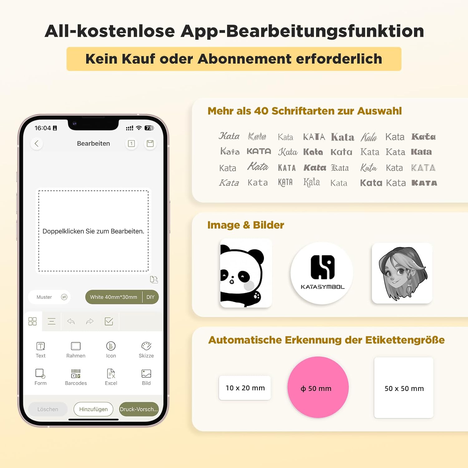 Thumbnail 5 de SUPVAN T50M Pro Etikettendrucker 20–50 mm 📇