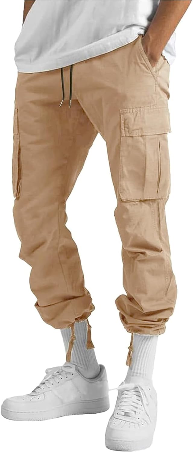 Thumbnail 3 de HUNGSON Mens Cargo Pants 6 pockets