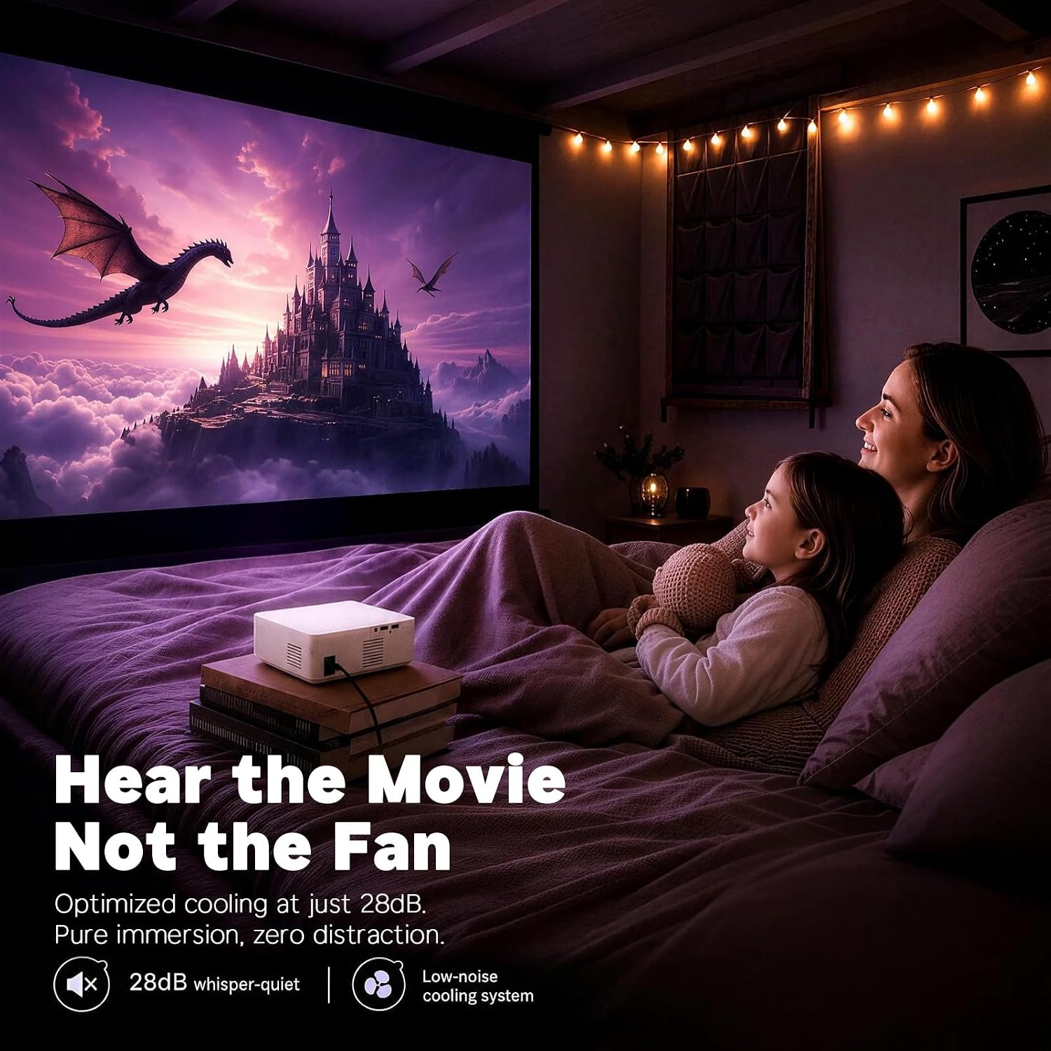 Thumbnail 6 de Auking Smart Projector with Roku TV