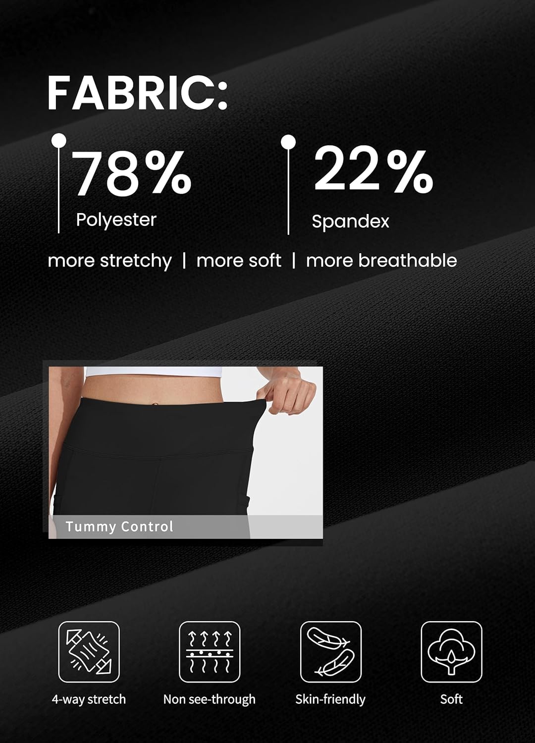 Thumbnail 3 de WILLIT Caprihose Damen Yoga- & Sporthose mit High Waist, 21" Beinlänge, Taschen