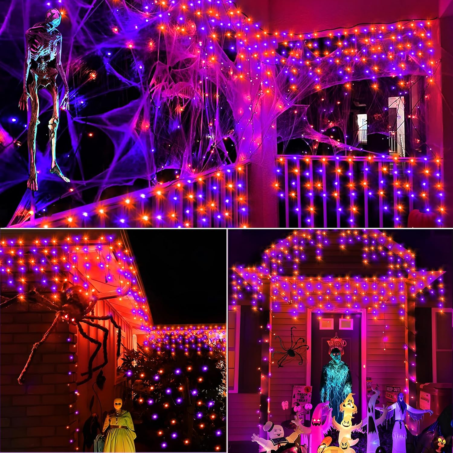 Detalle 1 de KNONEW Halloween String Lights, 33 ft