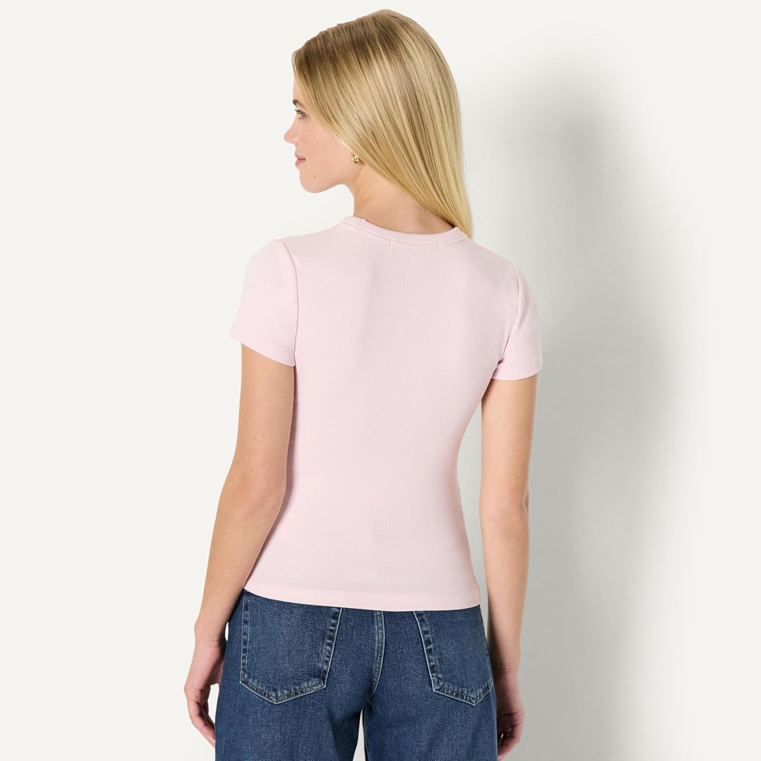 Thumbnail 1 de Amazon Essentials Damen Slim-Fit-T-Shirt mit kurzen Ärmeln
