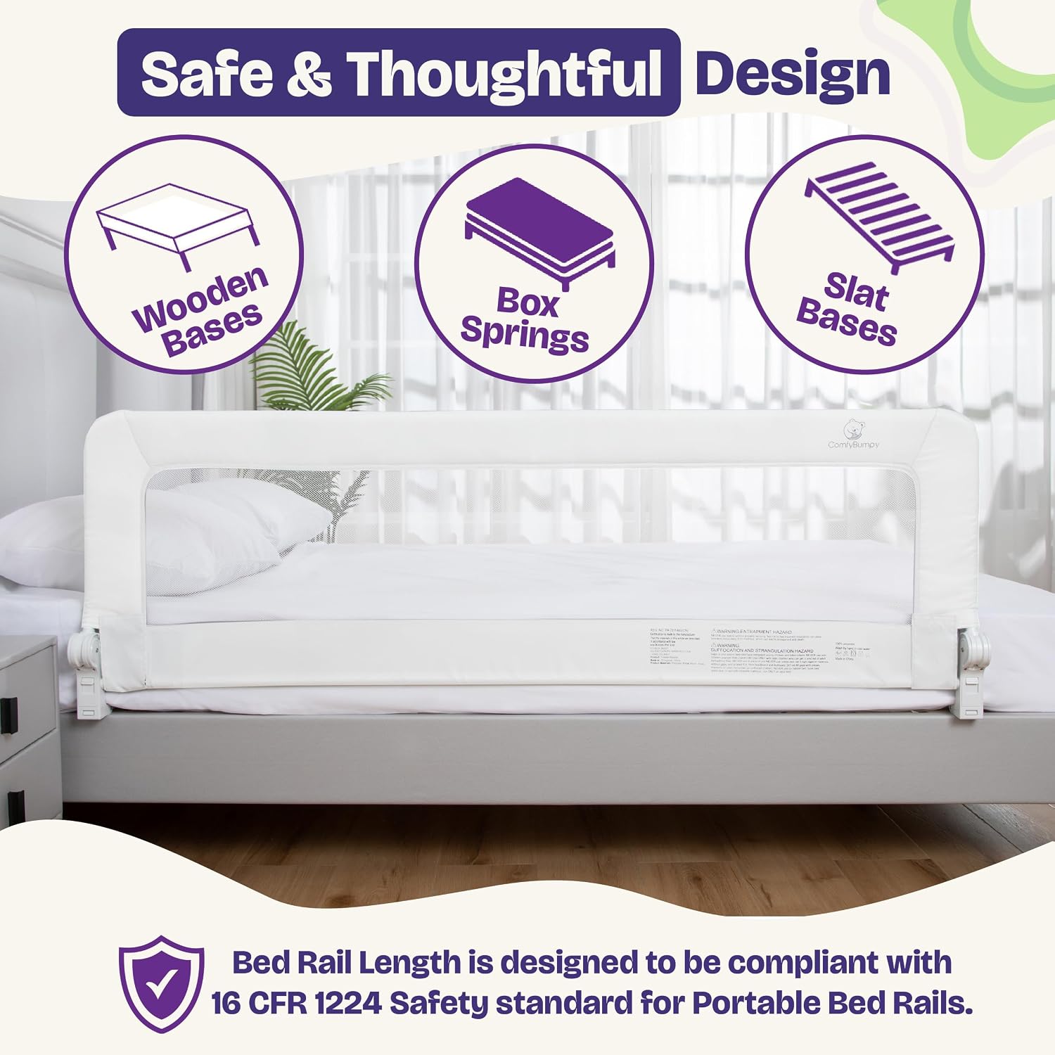 Thumbnail 6 de ComfyBumpy Bed Rail 55.5"