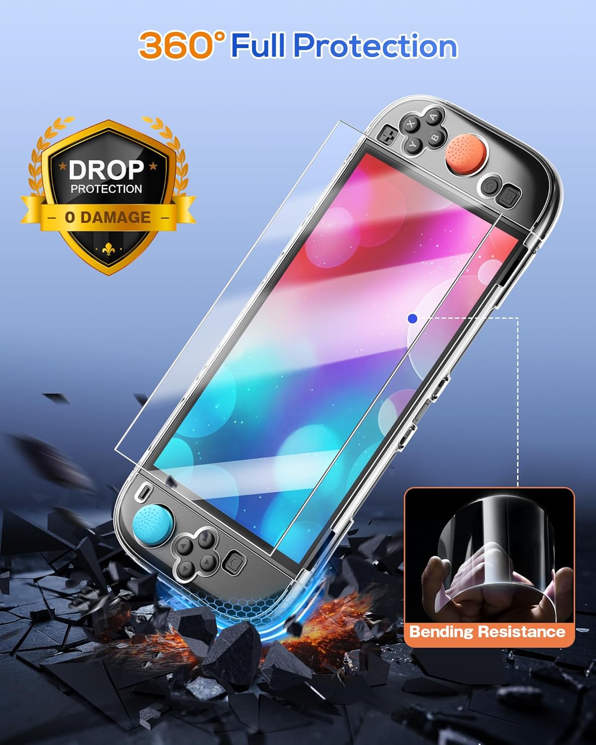Detalle 2 de FYOUNG Protective Case for Switch 2 7.9in