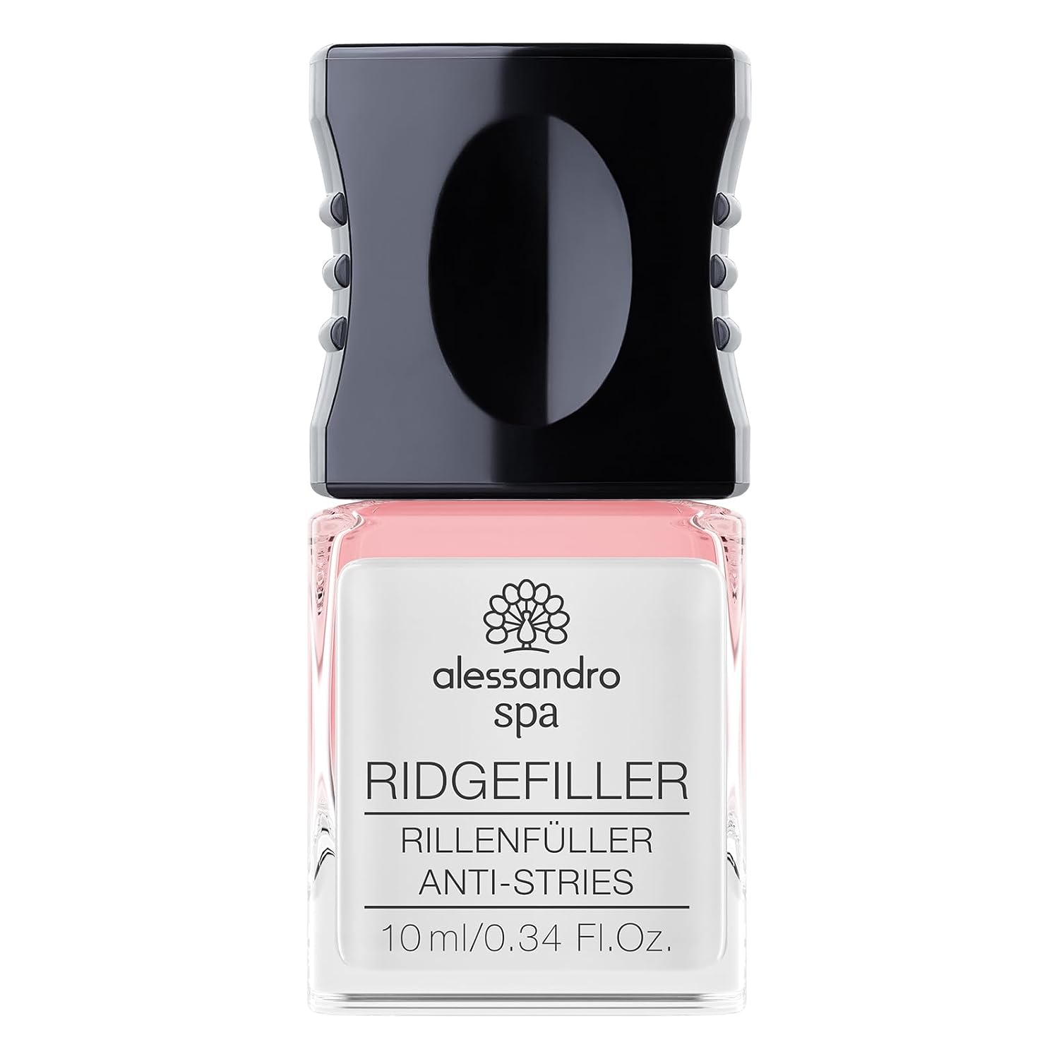 Detalle de alessandro Spa Rillenfüller - Multifunktionslack 10 ml und Pflegerosa