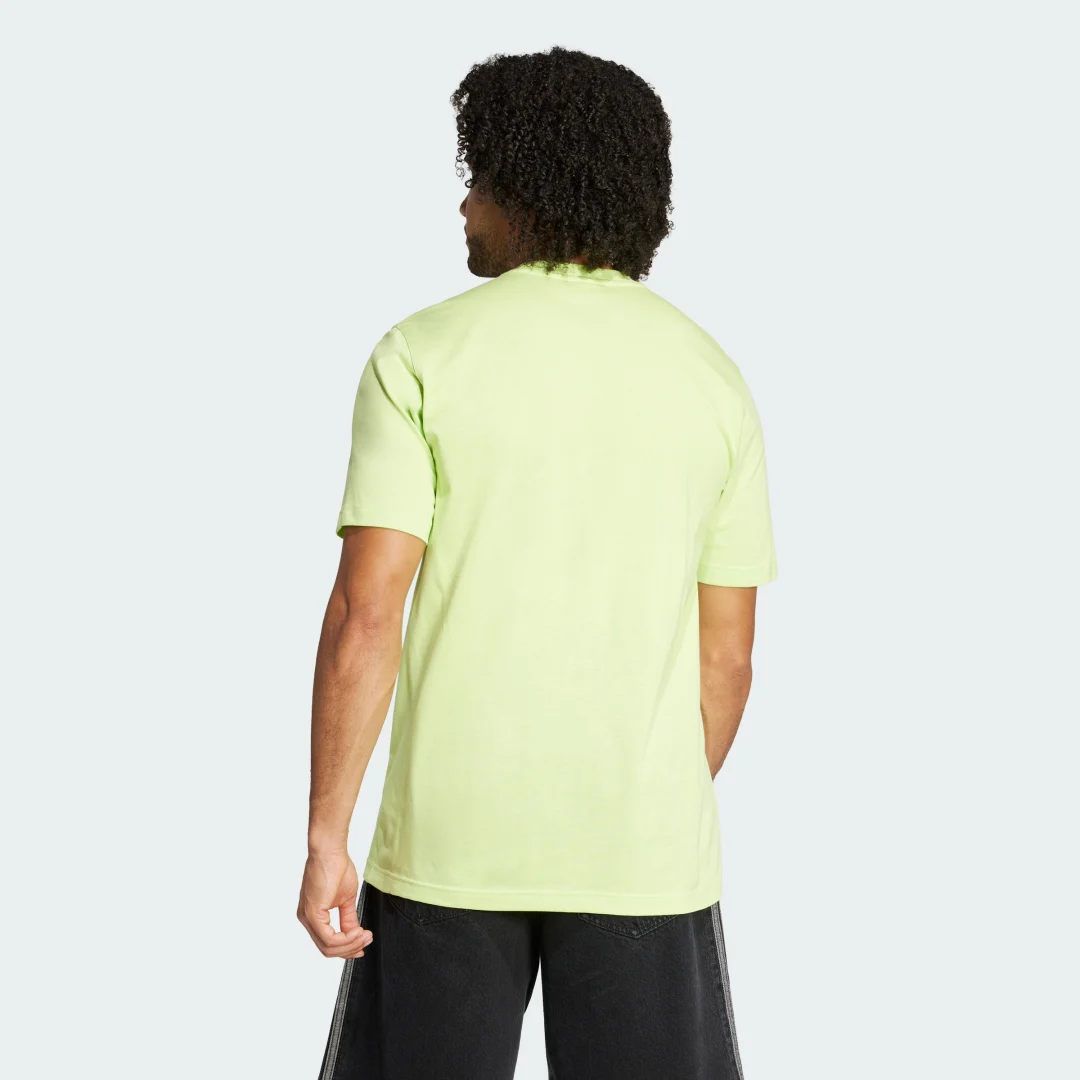 Detalle de Camiseta Trefoil Essentials de Adidas - color Verde