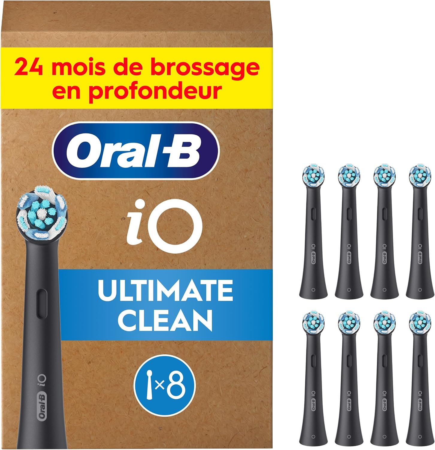 Imagen de Oral-B Lot de 8 brossettes Ultimate Clean pour iO en OfertitasTOP