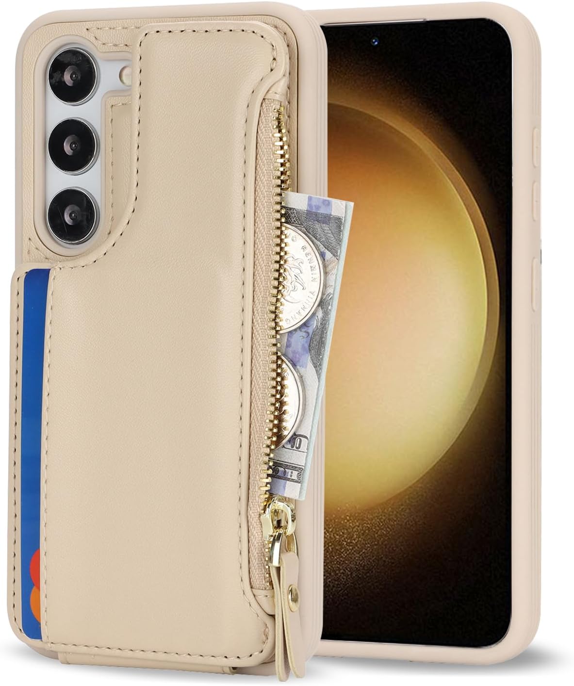 Detalle 2 de Cavor Galaxy S23 Plus wallet case, PU leather