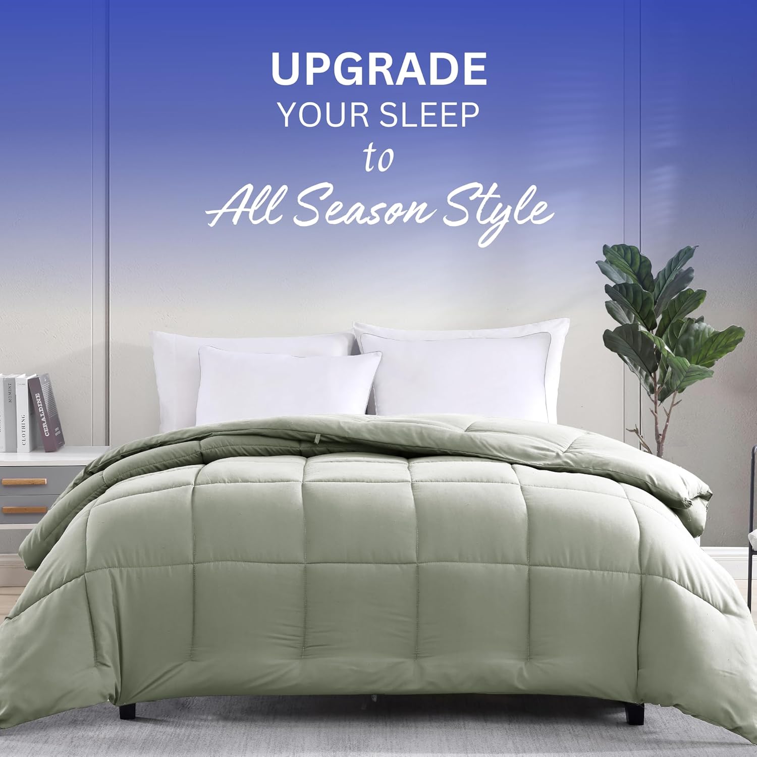 Detalle 2 de Casa Platino Super King Duvet 10.5 Tog All Seasons with Corner Tabs – Mineral