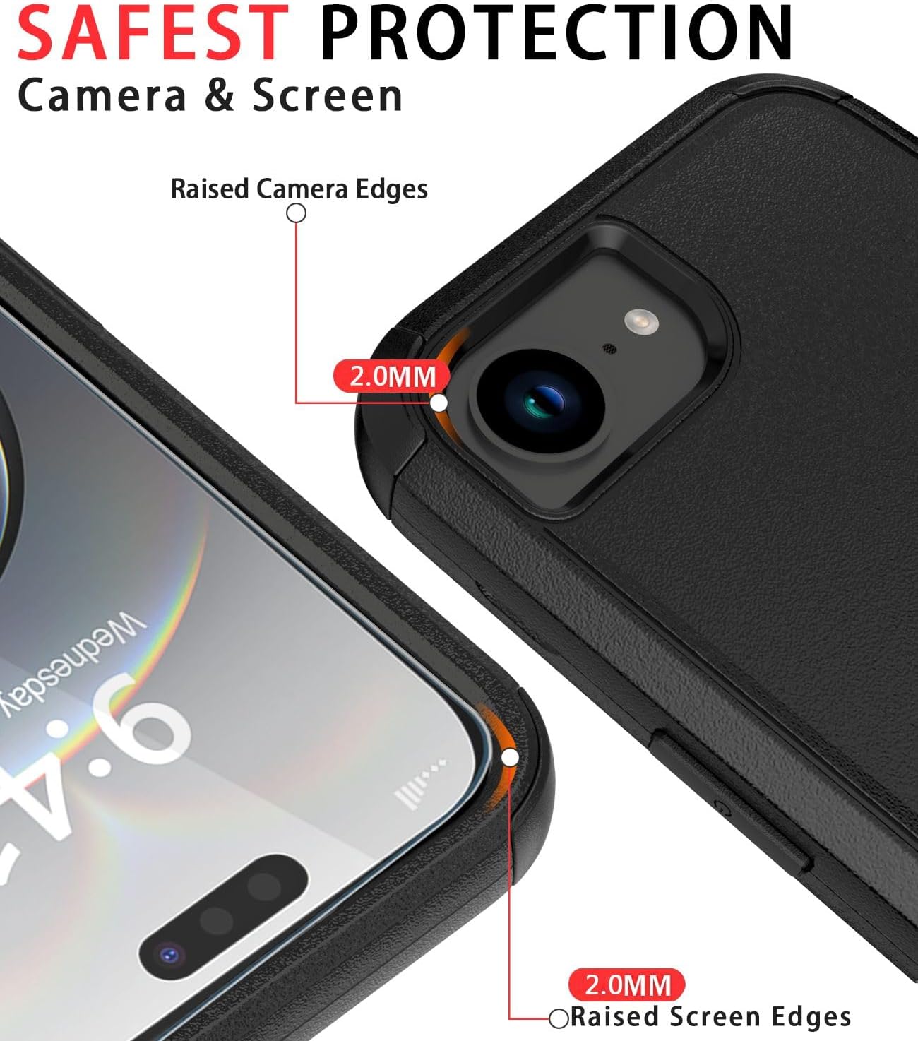 Detalle 2 de Diverbox iPhone 16e heavy duty case 6.1 inch