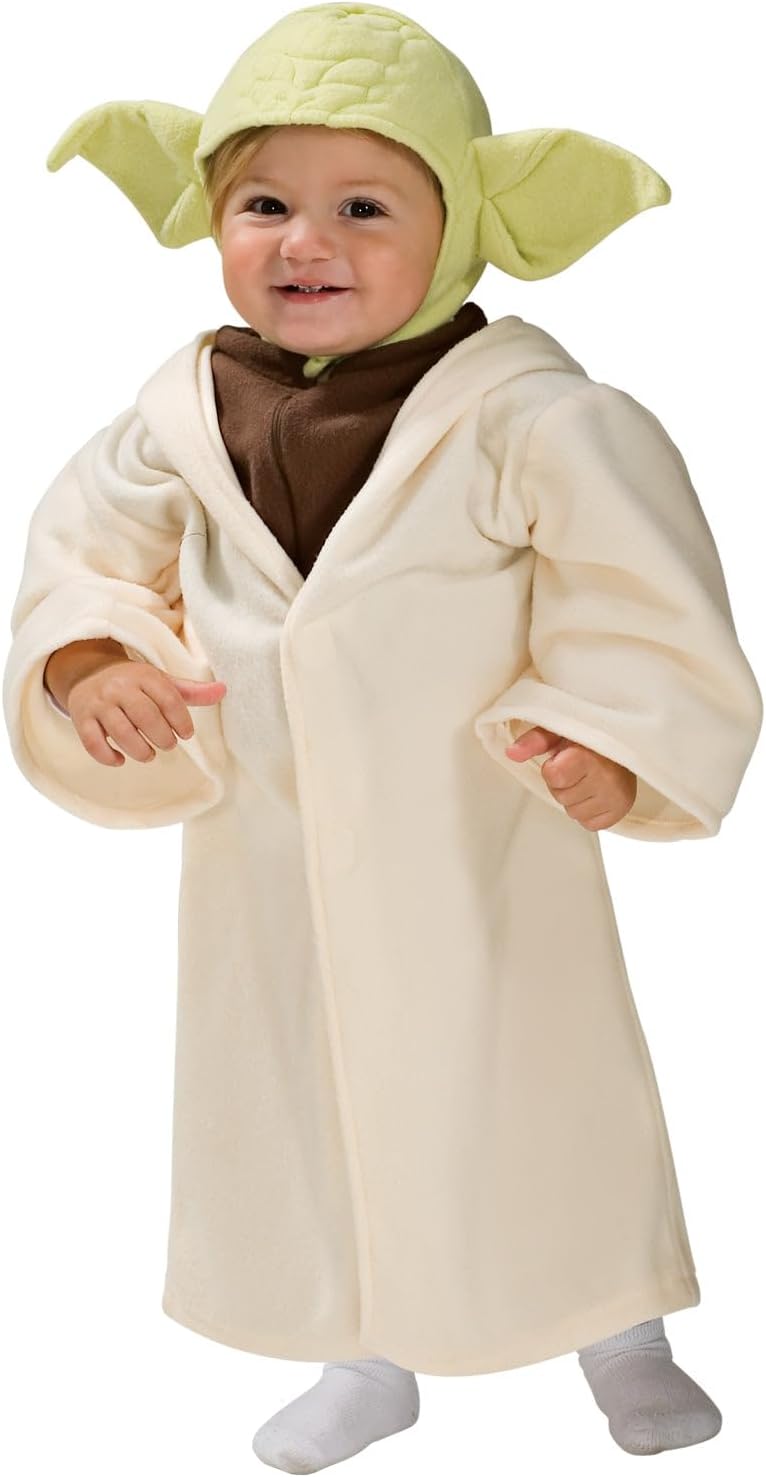 Detalle de Rubie's Baby Yoda Kinderkostüm mit Kapuze 🎭