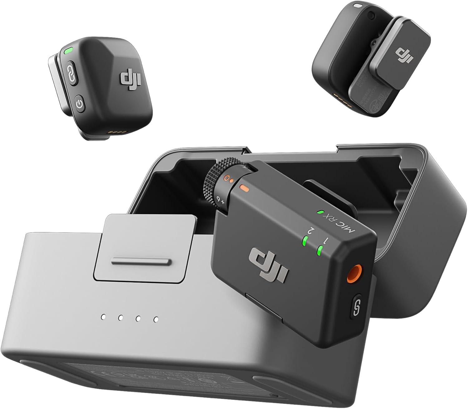 Detalle de DJI Mic Mini Inalámbrico 📱 Compacto, 48h, Cancelación Ruido