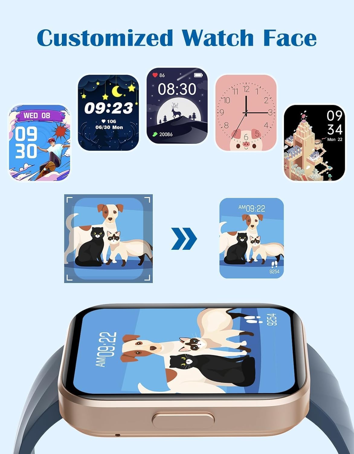 Thumbnail 1 de RUIMEN Smartwatch Uomo Chiamate Bluetooth