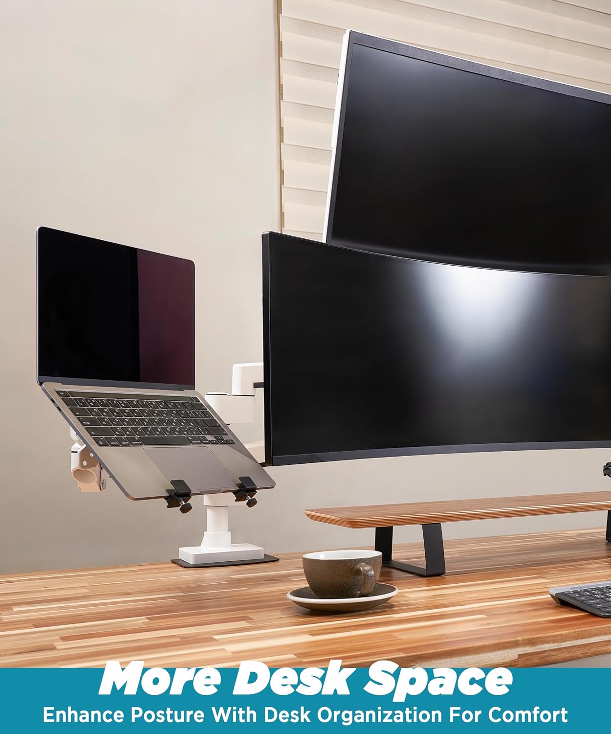 Thumbnail 2 de ULTRARM MAAC-L : plateau ventilé pour ordinateur portable compatible VESA 75/100 (acier) jusqu’à 13 kg