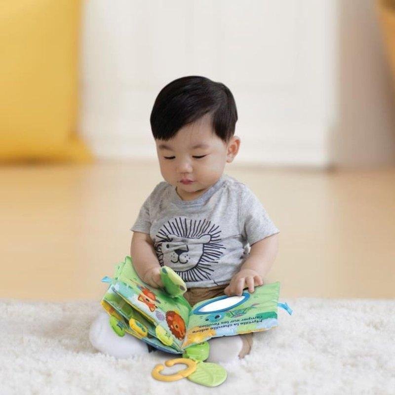 Detalle de Libro musical de tela interactivo VTech Baby Toudoux des Loulous con luz y canciones
