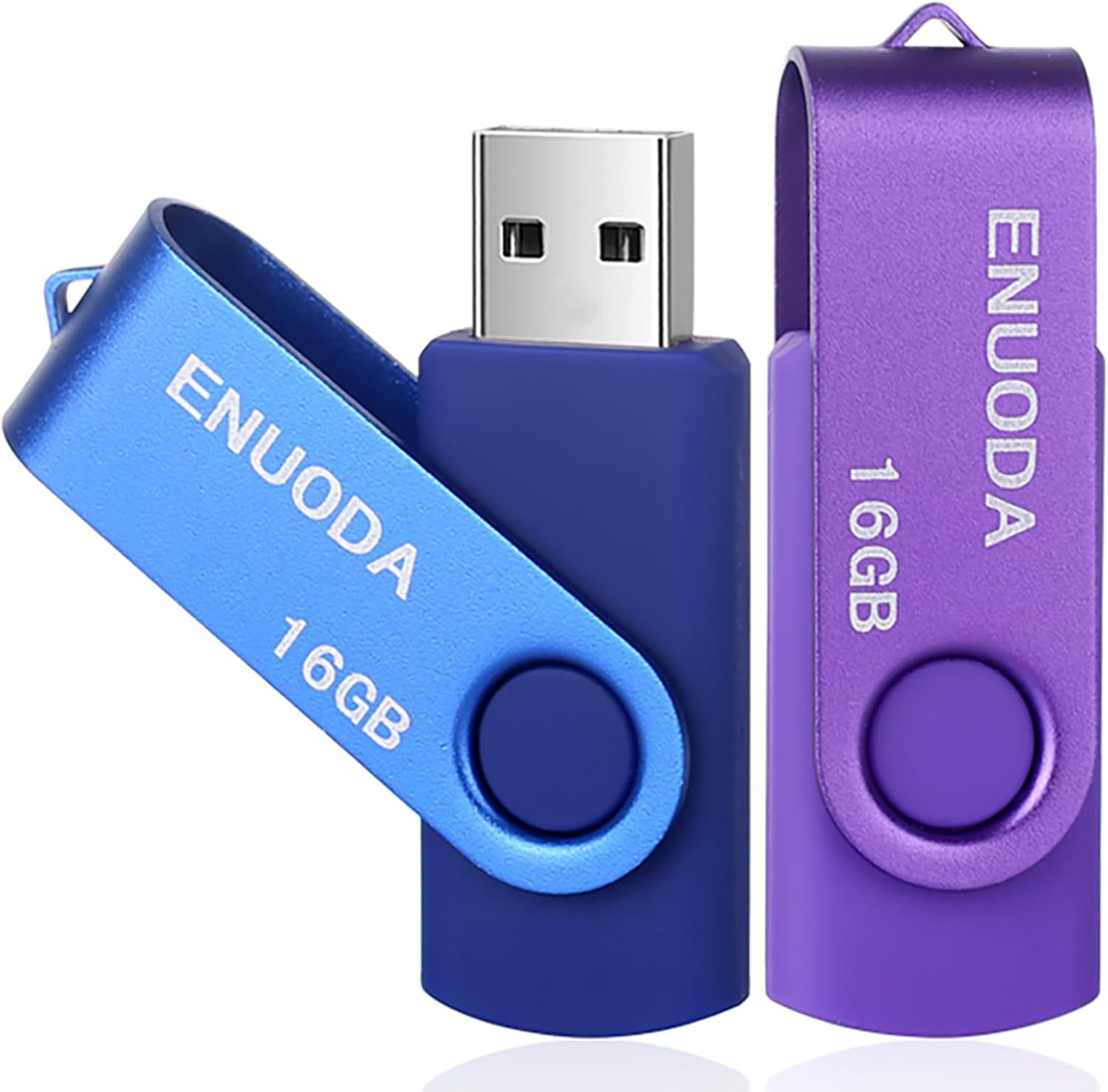 Thumbnail 3 de ENUODA Clé USB 64 Go Violet — USB 2.0, capuchon pivotant, stockage portable fiable