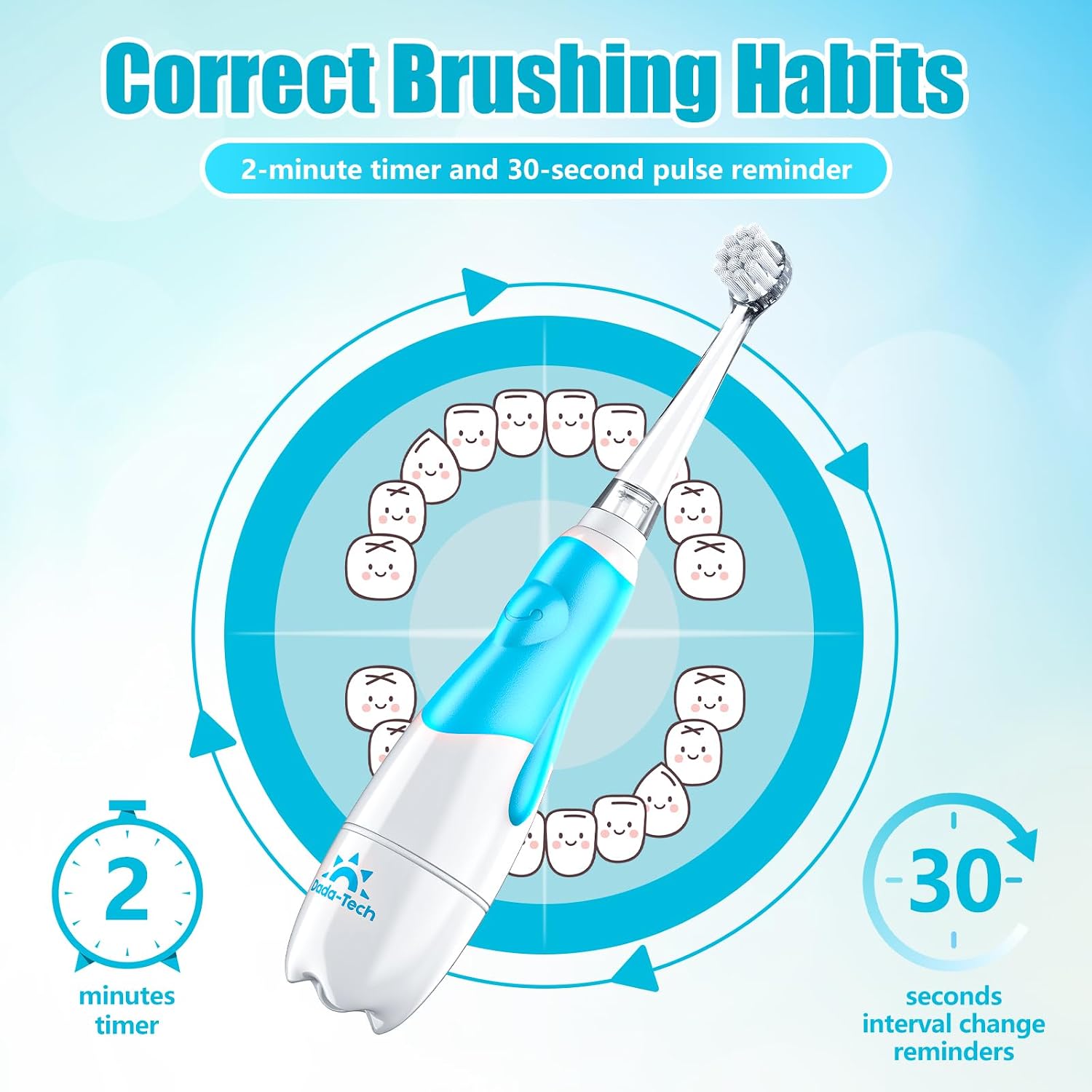 Thumbnail 5 de Dada-Tech Baby Electric Toothbrush 0–3 years