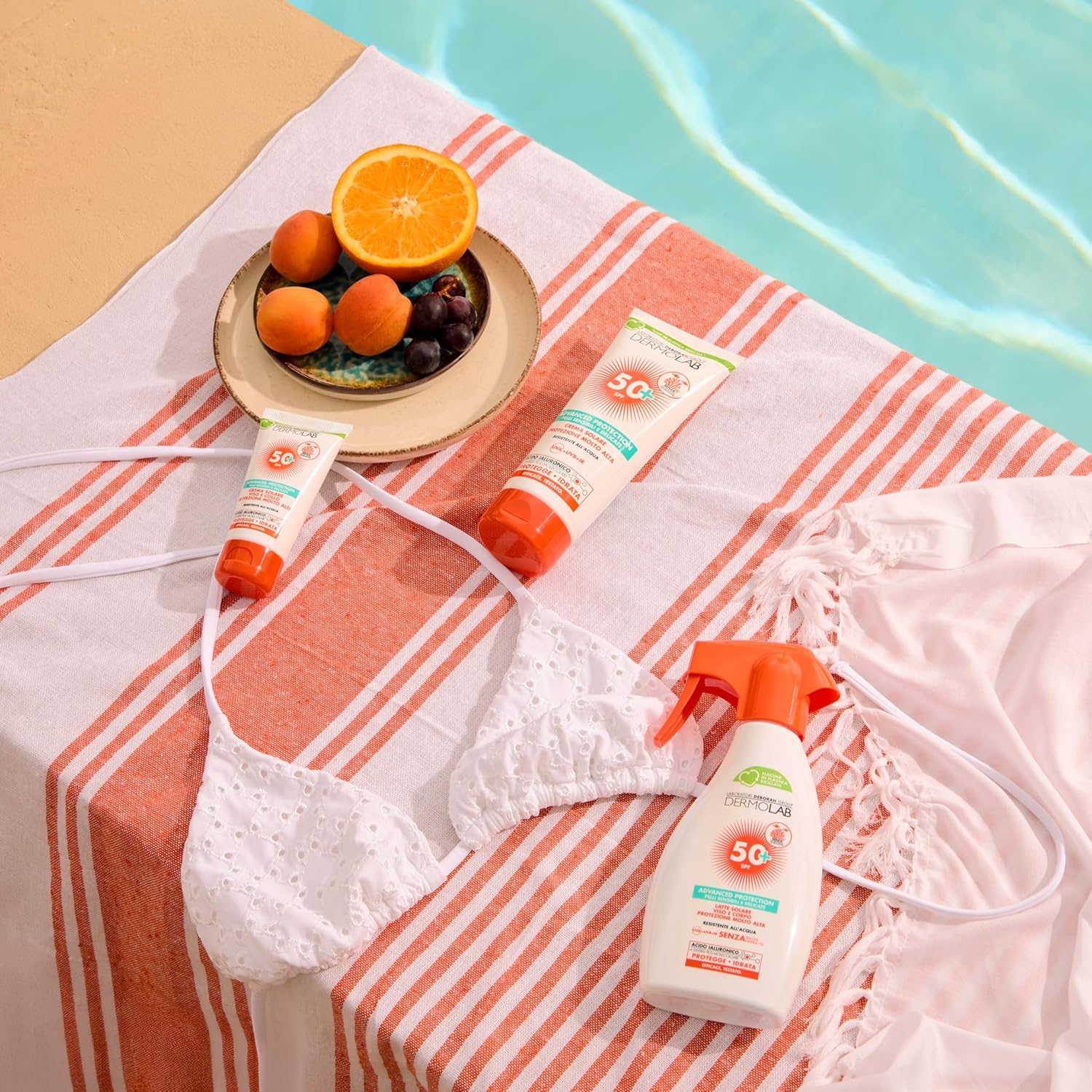 Thumbnail 5 de Dermolab Crema Solare Viso e Corpo SPF 50+ per Pelli Chiare e Delicate – Resistente all'Acqua, 200 ml