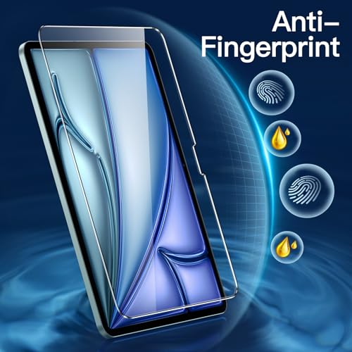 Thumbnail 5 de JETech protector de pantalla de vidrio templado 9H para iPad Air de 11 pulgadas M4/M3/M2 (2 unidades)