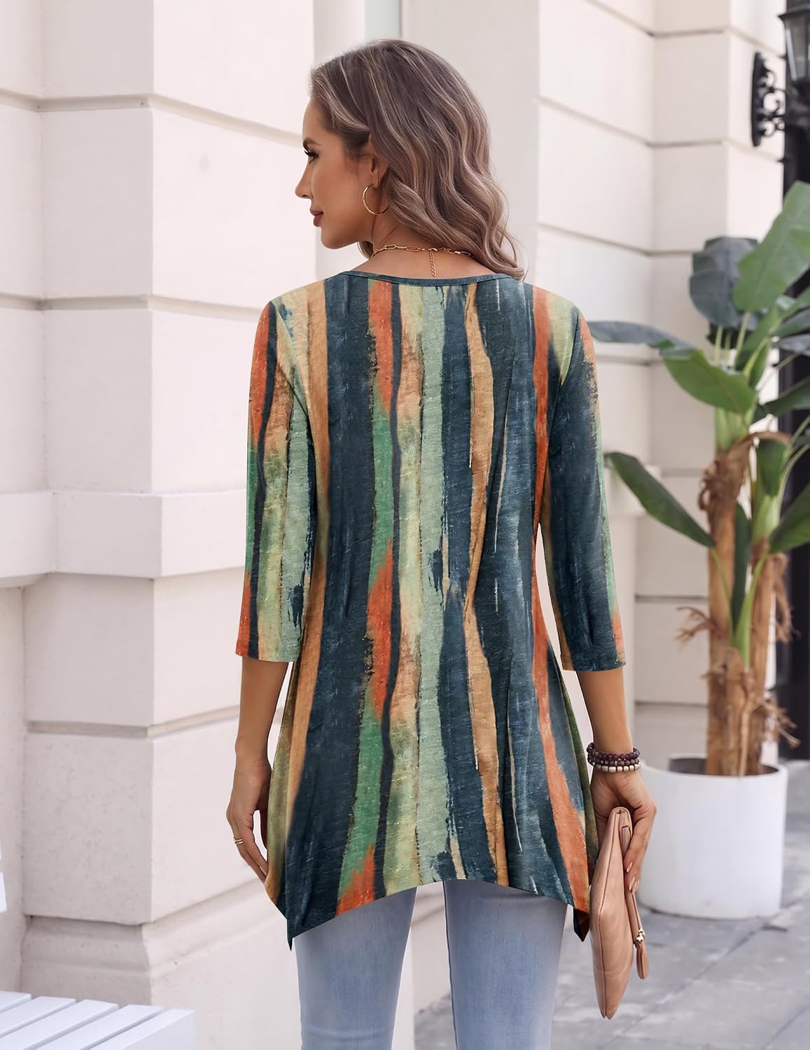Detalle 1 de Zeagoo Women's Tunic Top, Polyester Blend