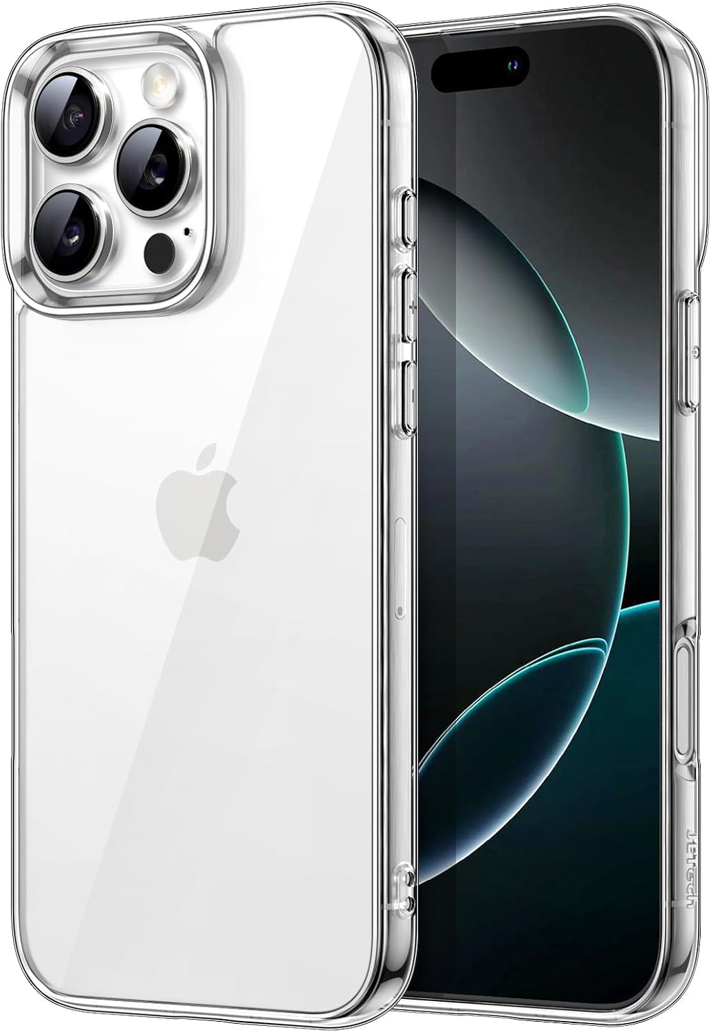 Detalle de JETech Case for iPhone 16 Pro 6.3-Inch Clear