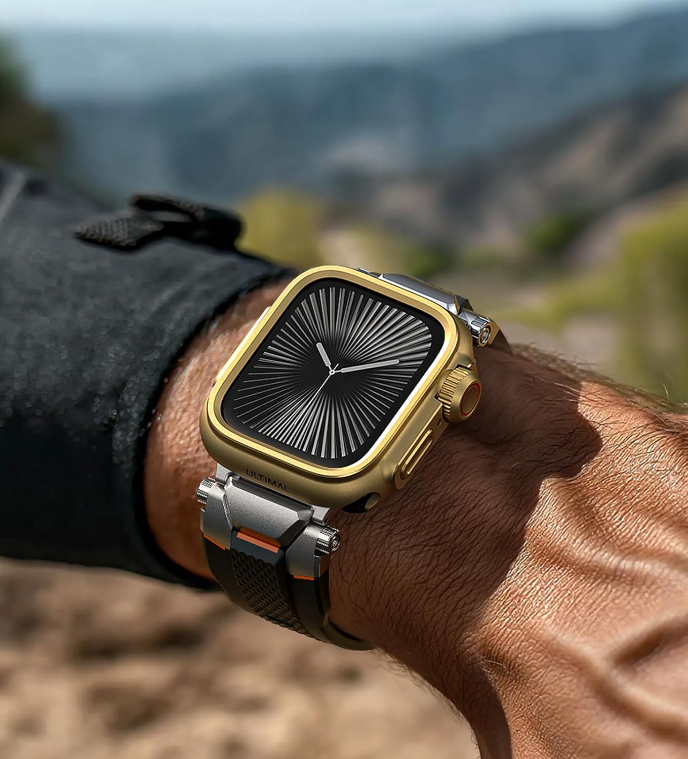 Thumbnail 1 de ULTIMAL Watch Case for Apple Watch Series 11/10 (46mm) – Gold military-grade shockproof cover
