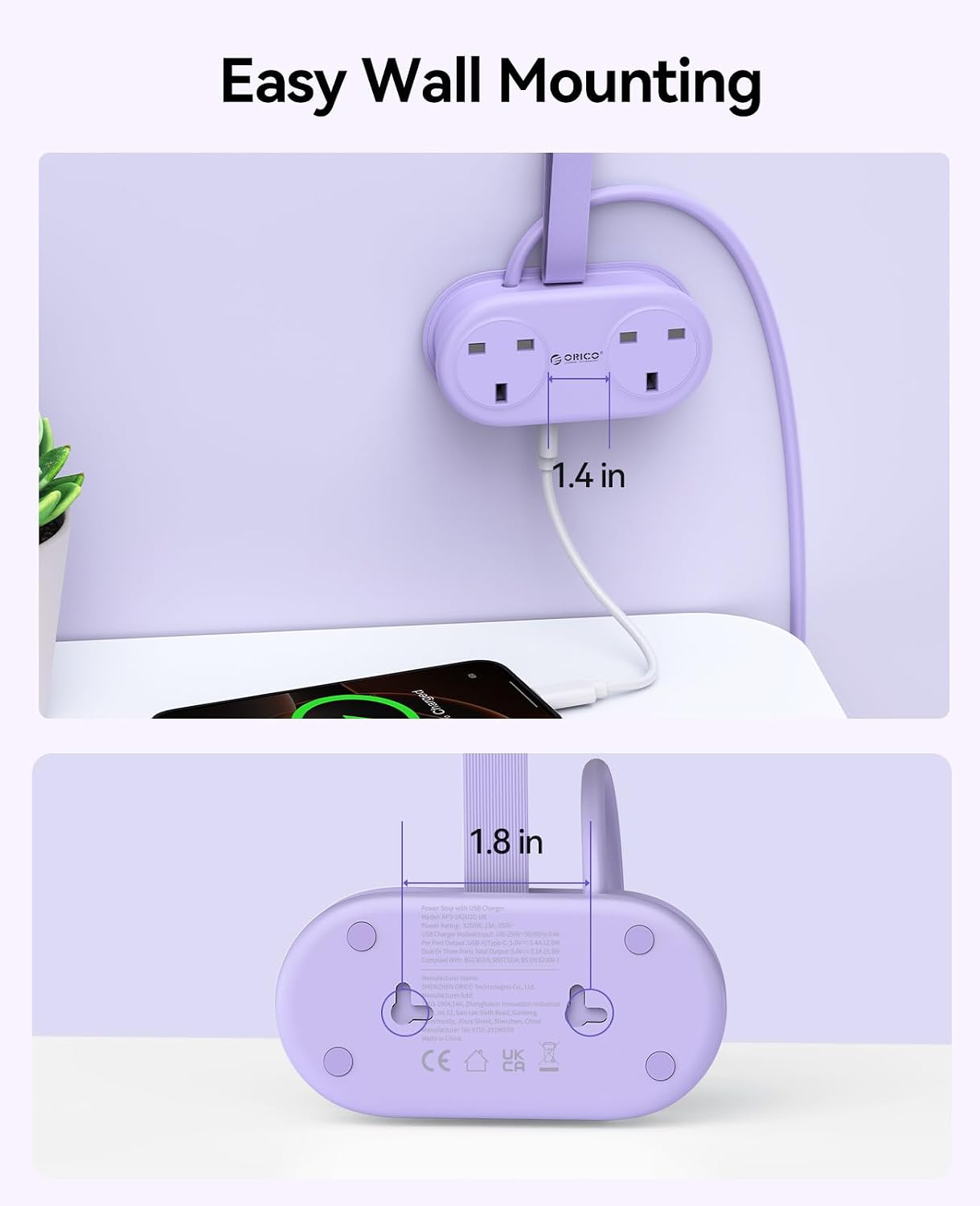 Thumbnail 6 de ORICO Travel Extension Lead 3250W