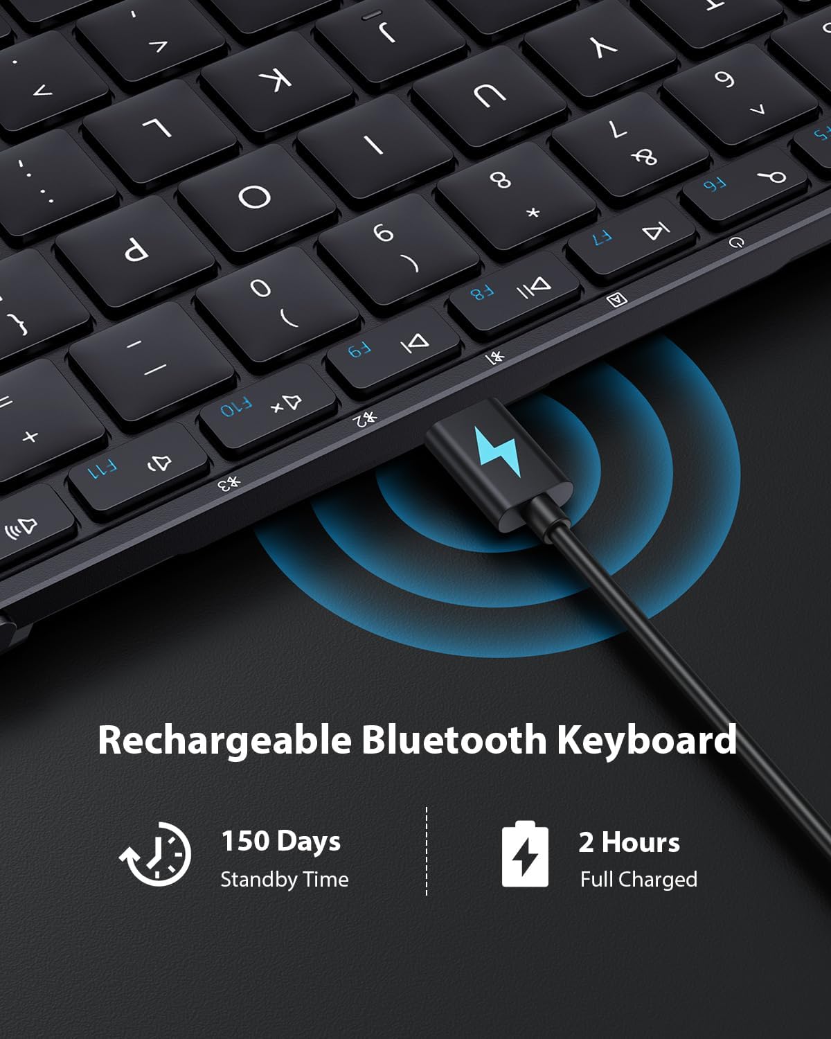 Thumbnail 4 de ProtoArc XK01 Foldable Bluetooth Keyboard Full-size QWERTY UK layout ⌨️