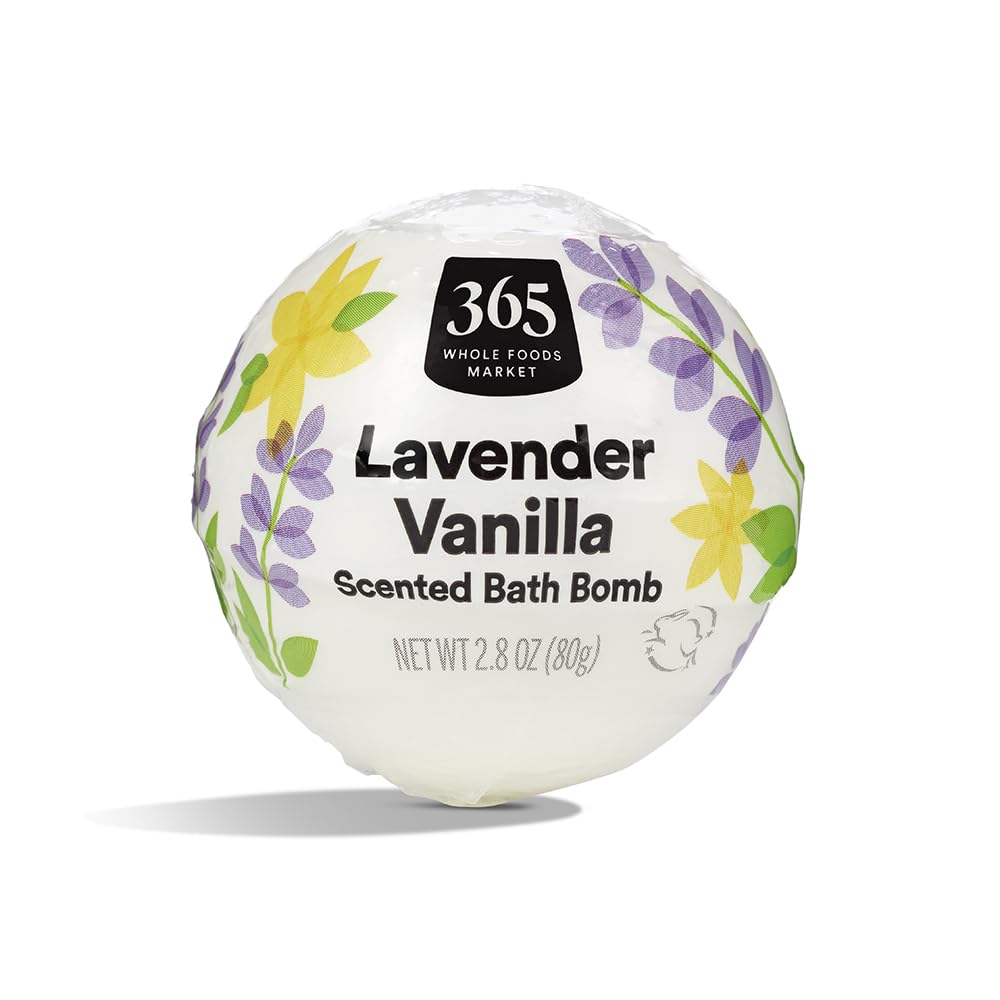365 by Whole Foods Market Fizzing Bath Bomb (Lavender Vanilla) 2.8 oz