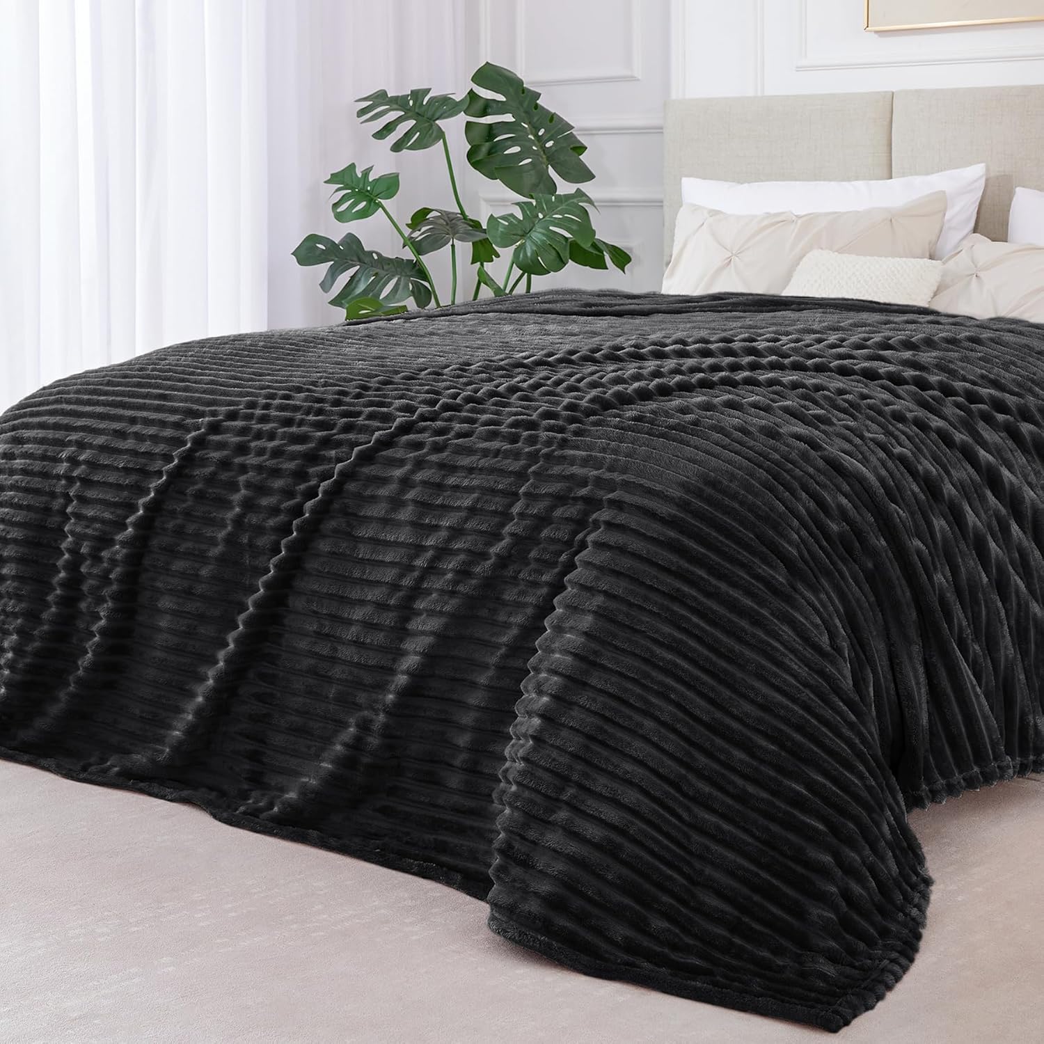 Thumbnail 1 de BEDELITE Queen Fleece Blanket, 90x90 inches